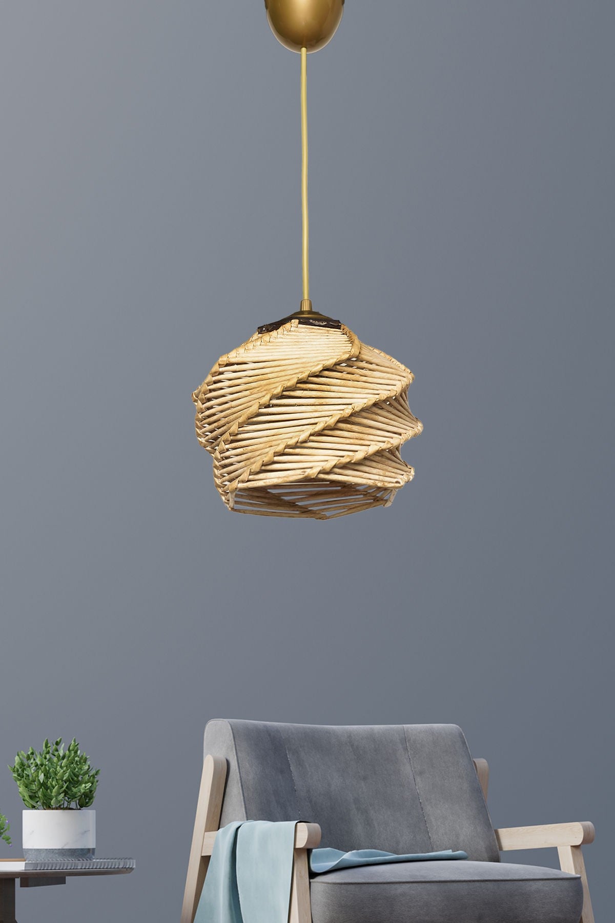 Primante in Gold
 Beige präsentiert im Onlineshop von KAQTU Design AG. Pendelleuchte ist von Opviq