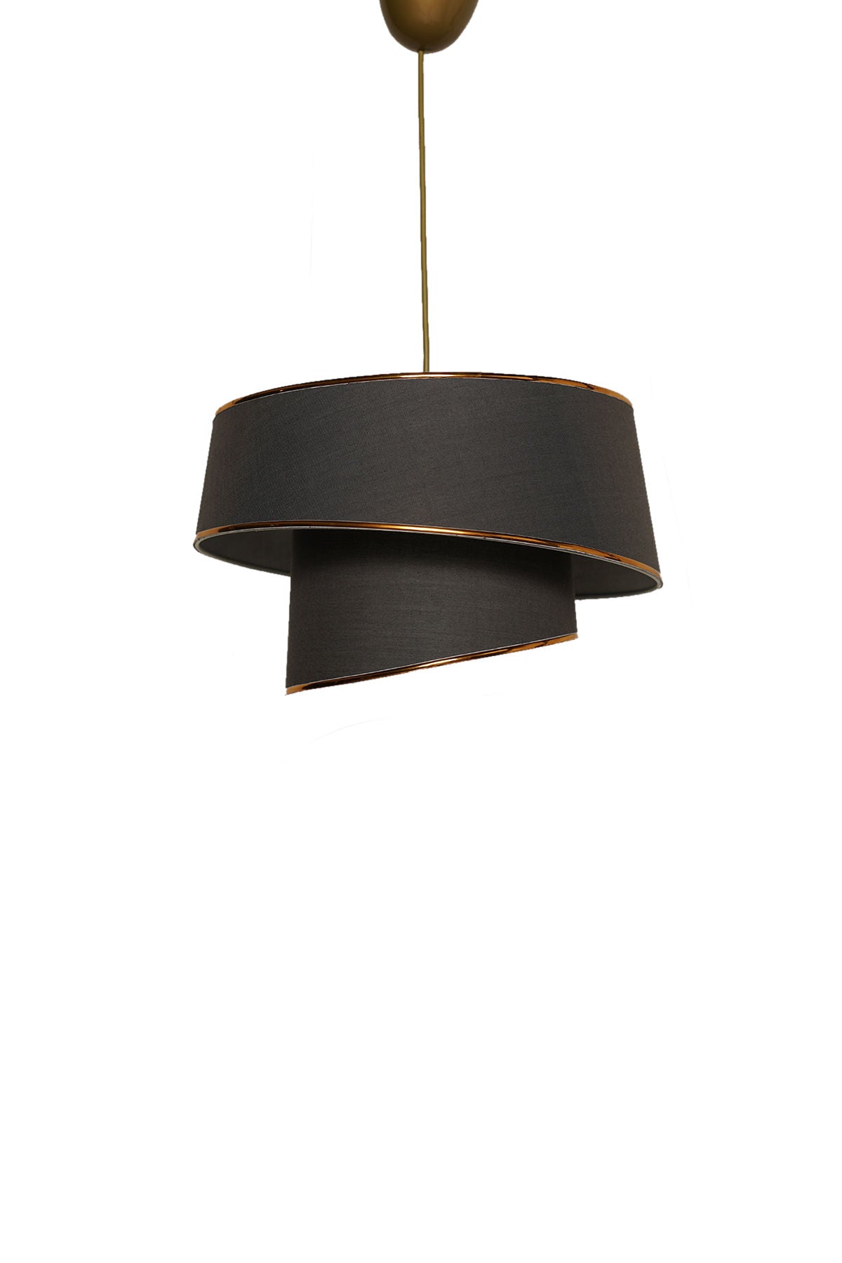 Barette Pendellampe - Gold
 Anthrazit in Gold / Anthrazit präsentiert im Onlineshop von KAQTU Design AG. Pendelleuchte ist von Opviq