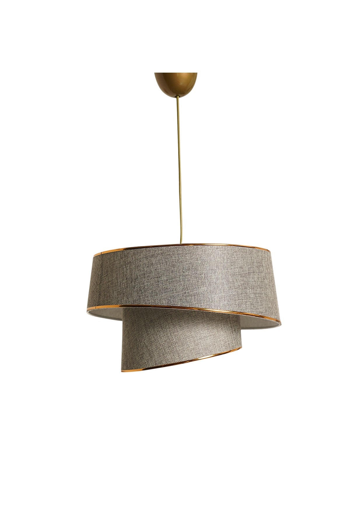 Barette Pendellampe - Beige Gold in Beige Gold präsentiert im Onlineshop von KAQTU Design AG. Pendelleuchte ist von Opviq