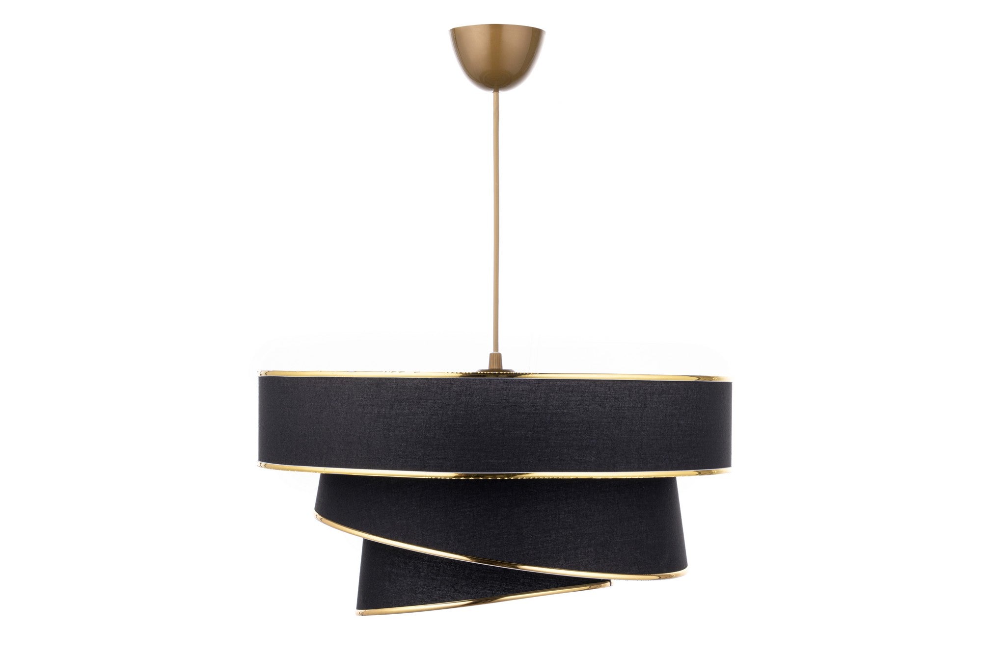 Couper - Black, Gold in Schwarz Gold präsentiert im Onlineshop von KAQTU Design AG. Pendelleuchte ist von Opviq