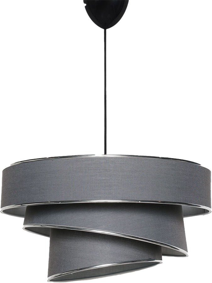 Couper - Anthracite, Silver in Anthrazit Silber präsentiert im Onlineshop von KAQTU Design AG. Pendelleuchte ist von Opviq