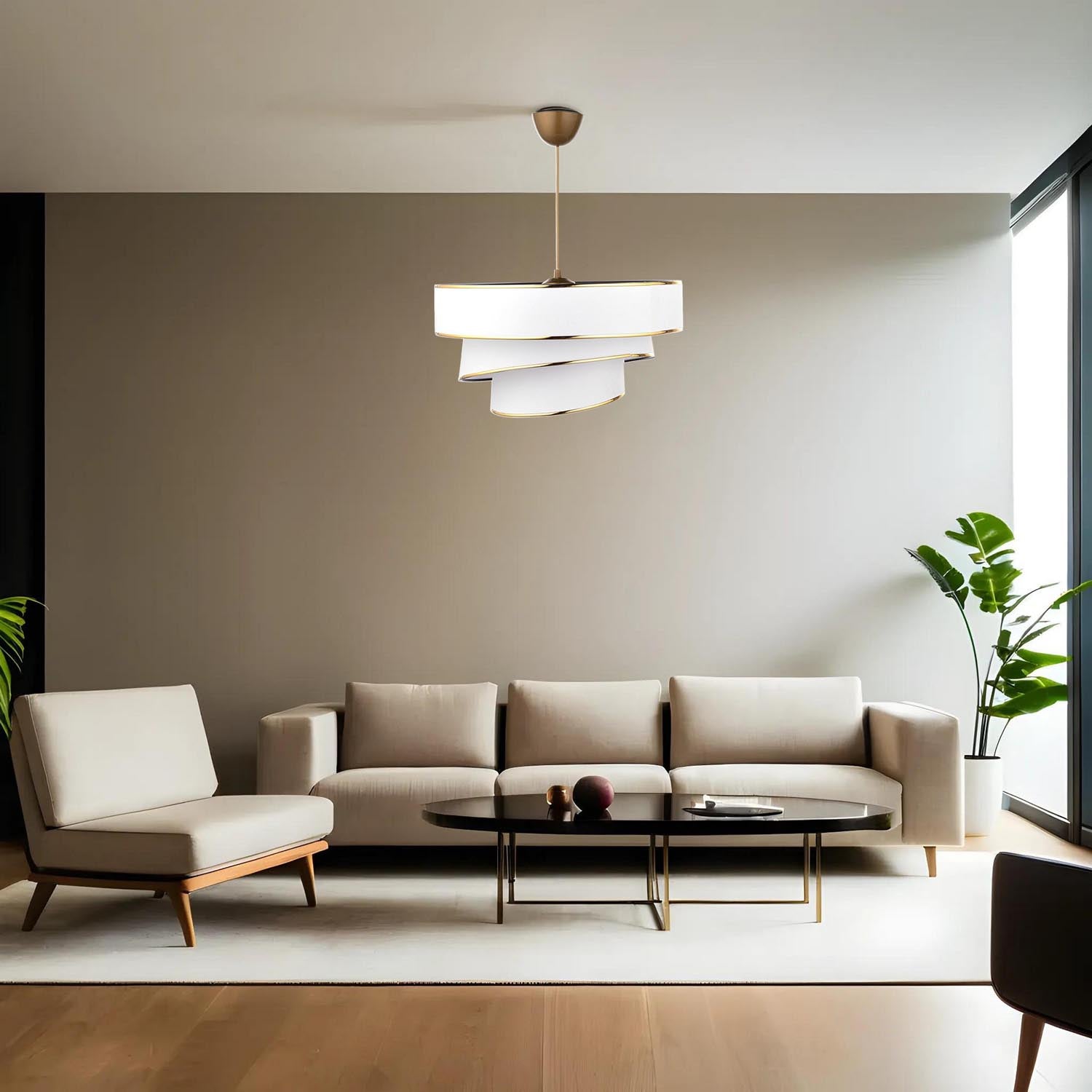 Couper - Gold in Gold präsentiert im Onlineshop von KAQTU Design AG. Pendelleuchte ist von Opviq
