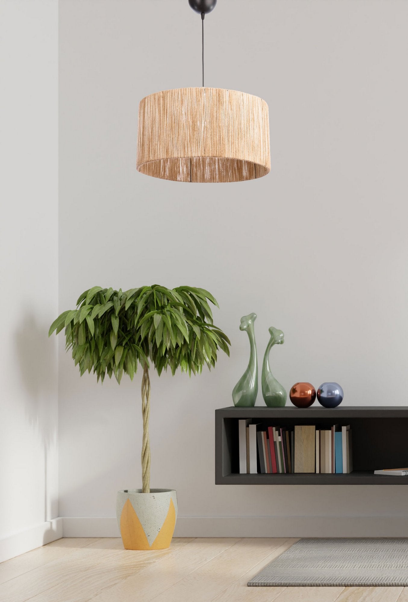 Cane in Natürlich präsentiert im Onlineshop von KAQTU Design AG. Pendelleuchte ist von Opviq