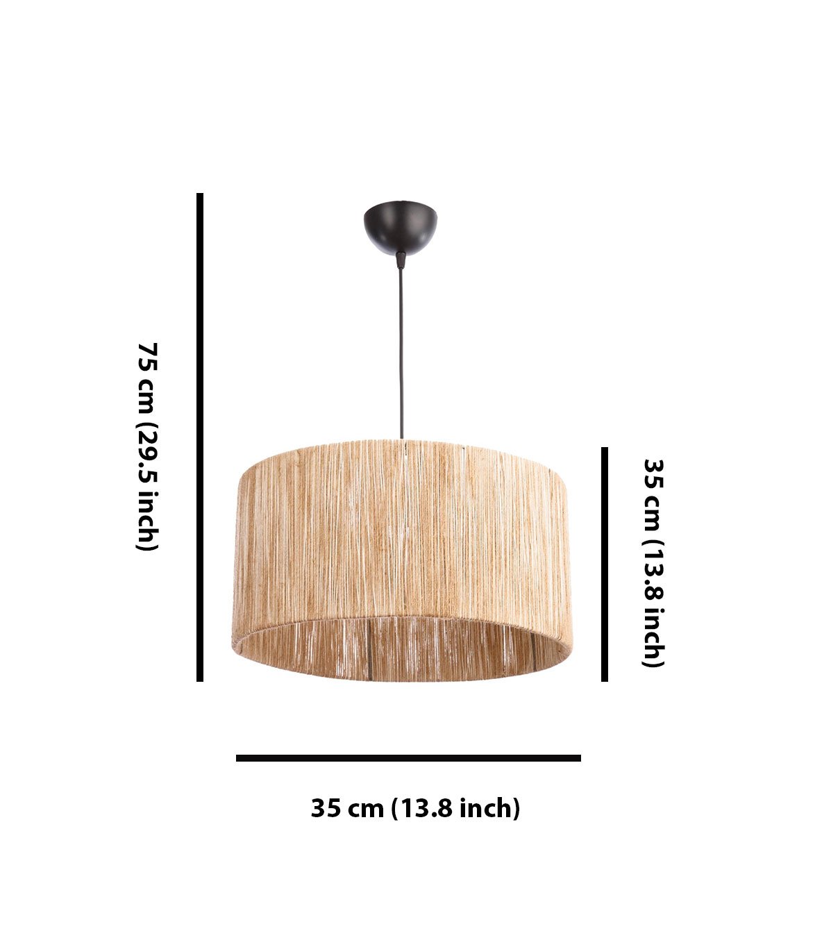 Cane in Natürlich präsentiert im Onlineshop von KAQTU Design AG. Pendelleuchte ist von Opviq