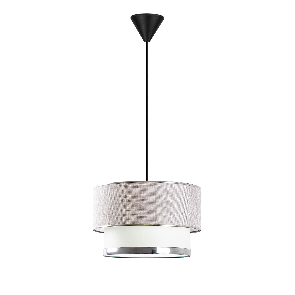 Cake Pendellampe - Grau Silber in Grau Silber präsentiert im Onlineshop von KAQTU Design AG. Pendelleuchte ist von Opviq