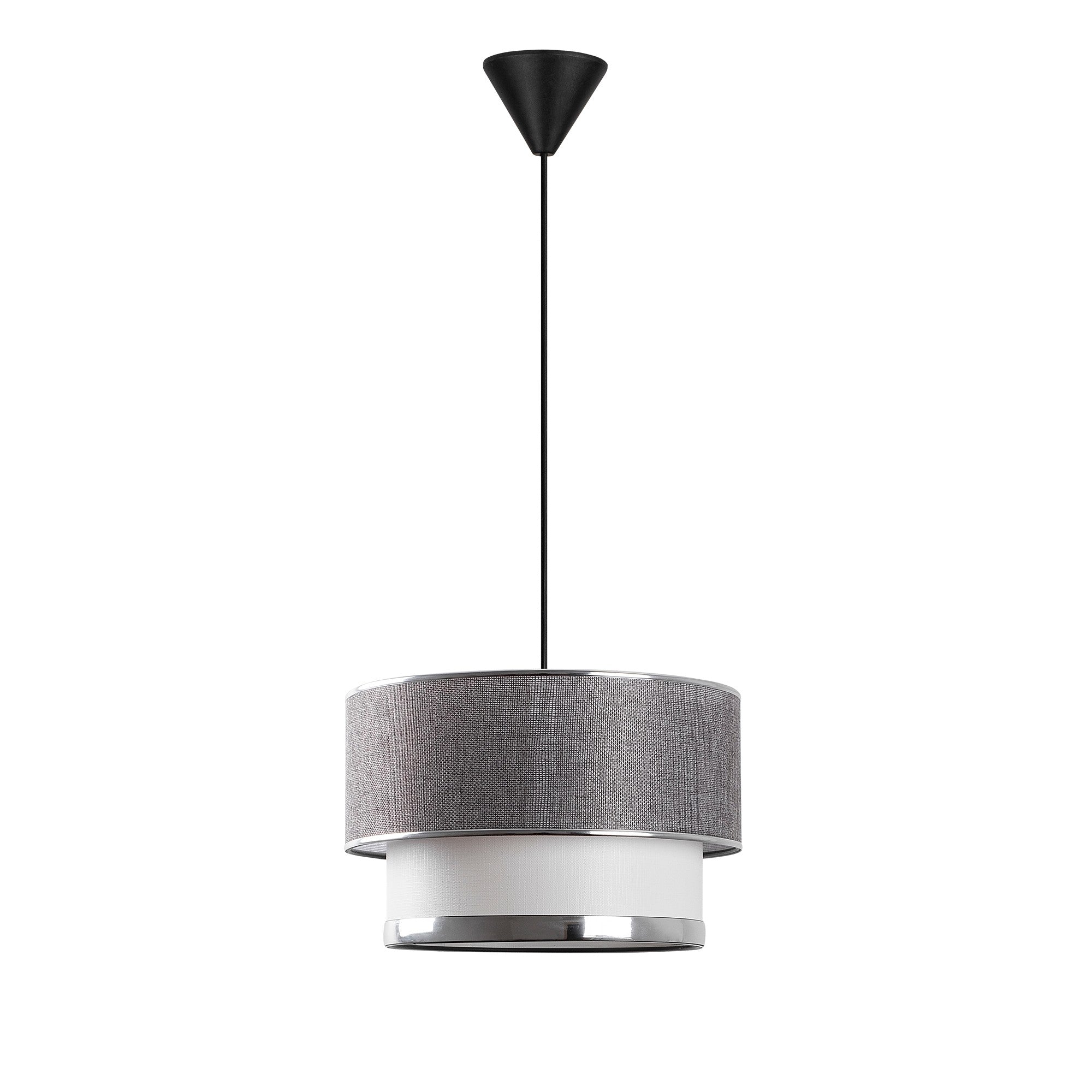 Cake - Grey, Silver in Grau Silber präsentiert im Onlineshop von KAQTU Design AG. Pendelleuchte ist von Opviq