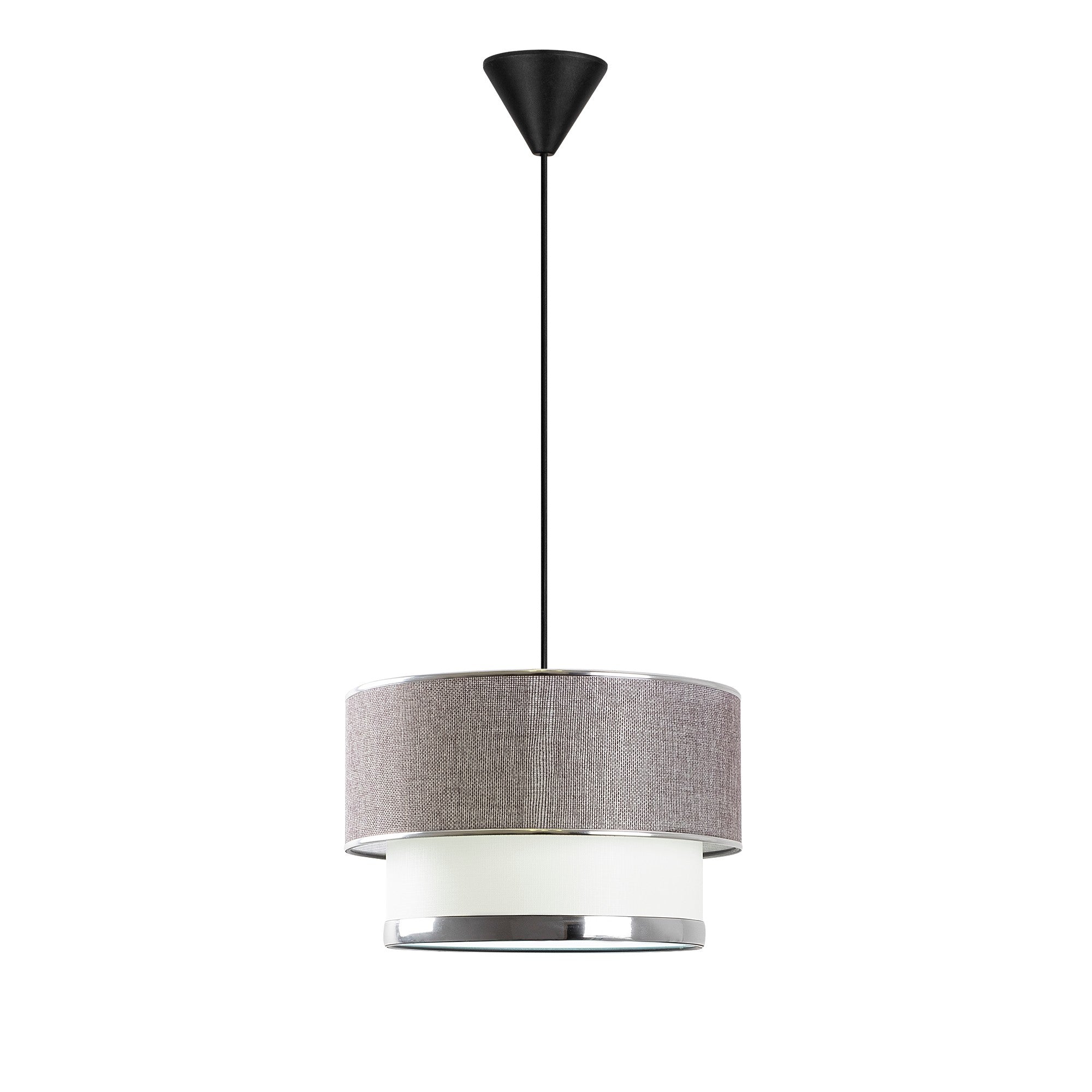 Cake - Grey, Silver in Grau Silber präsentiert im Onlineshop von KAQTU Design AG. Pendelleuchte ist von Opviq