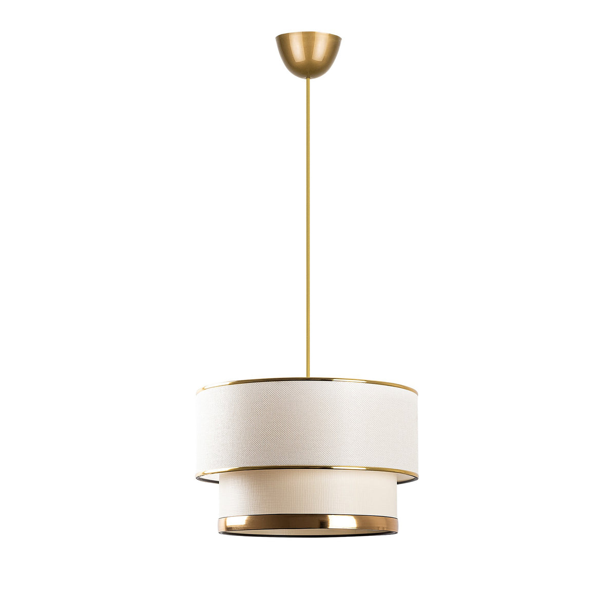 Cake Pendellampe - Creme
 Gold in Creme / Gold präsentiert im Onlineshop von KAQTU Design AG. Pendelleuchte ist von Opviq