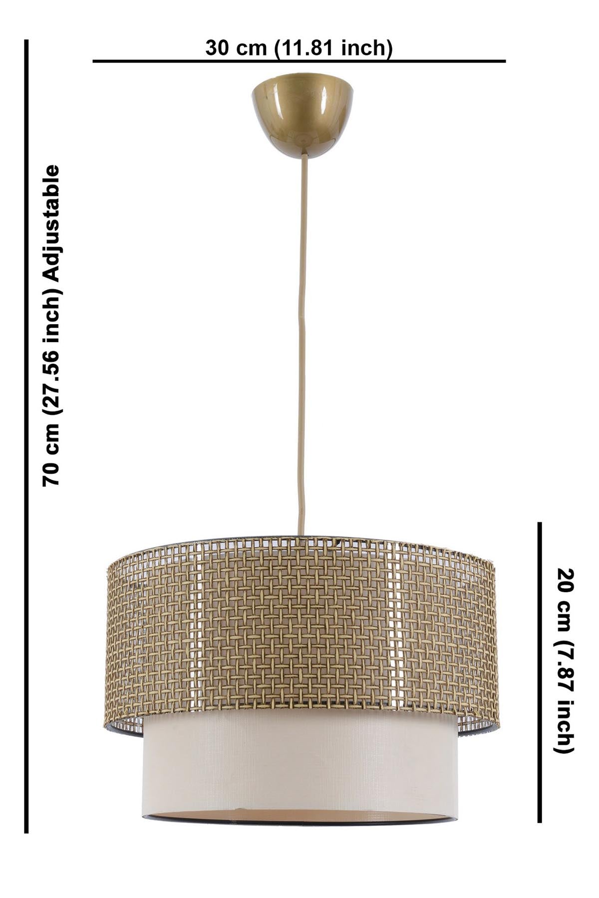 Coral - Beige, Cream in Beige
 Creme präsentiert im Onlineshop von KAQTU Design AG. Pendelleuchte ist von Opviq
