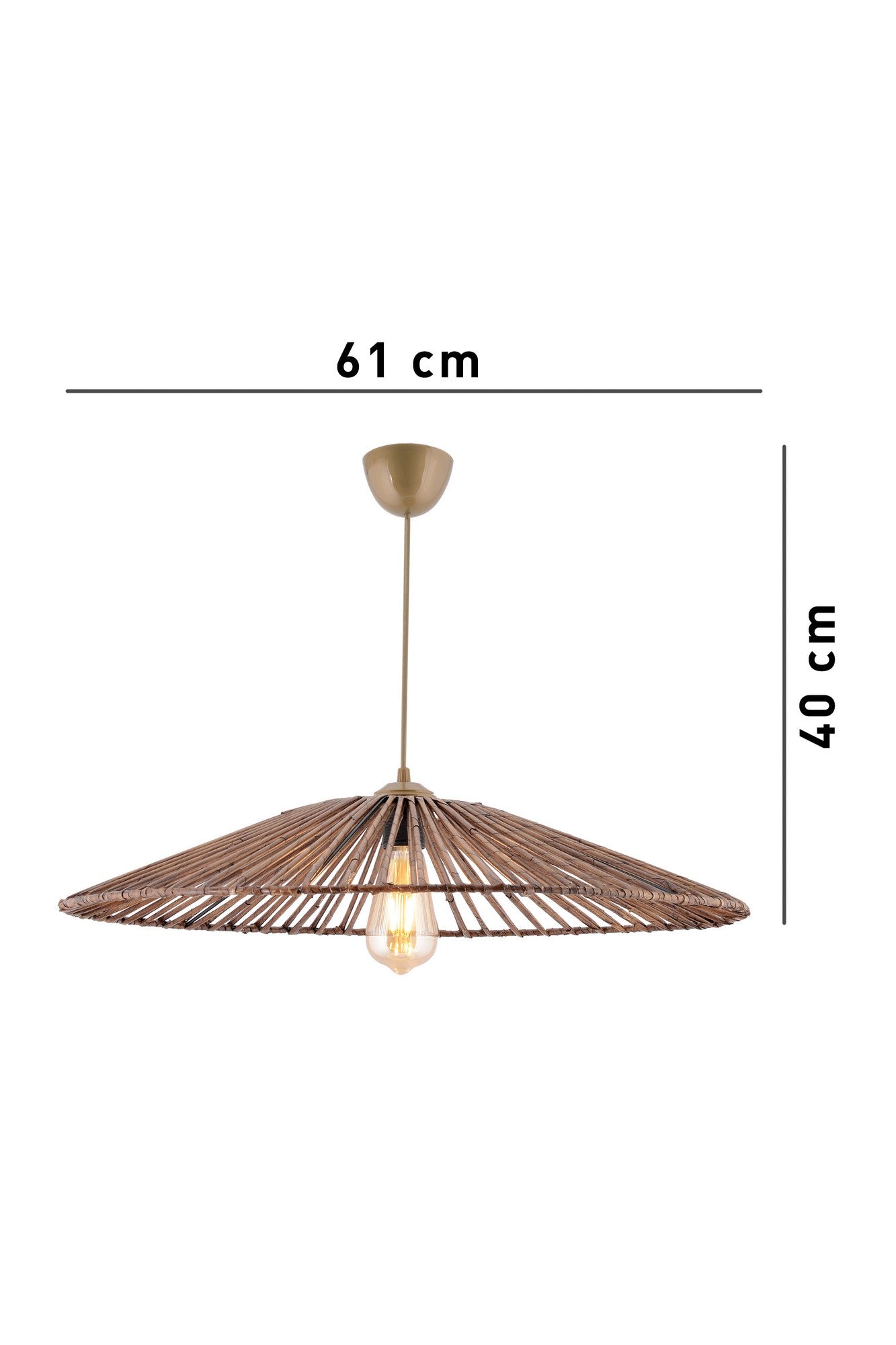 Conic in Braun präsentiert im Onlineshop von KAQTU Design AG. Pendelleuchte ist von Opviq