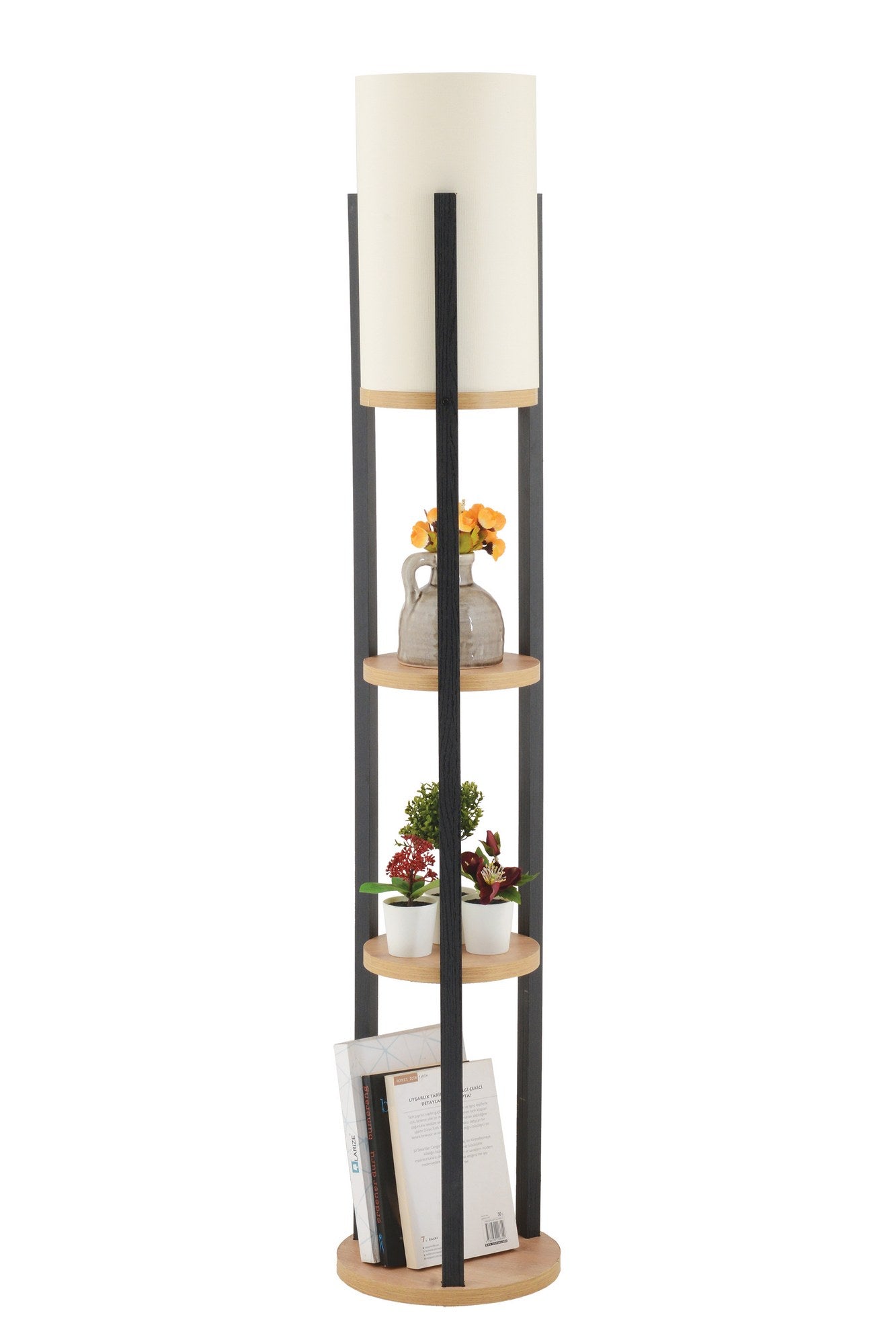 Circle Nora - SRC in Natürlich Schwarz präsentiert im Onlineshop von KAQTU Design AG. Stehleuchte ist von Opviq