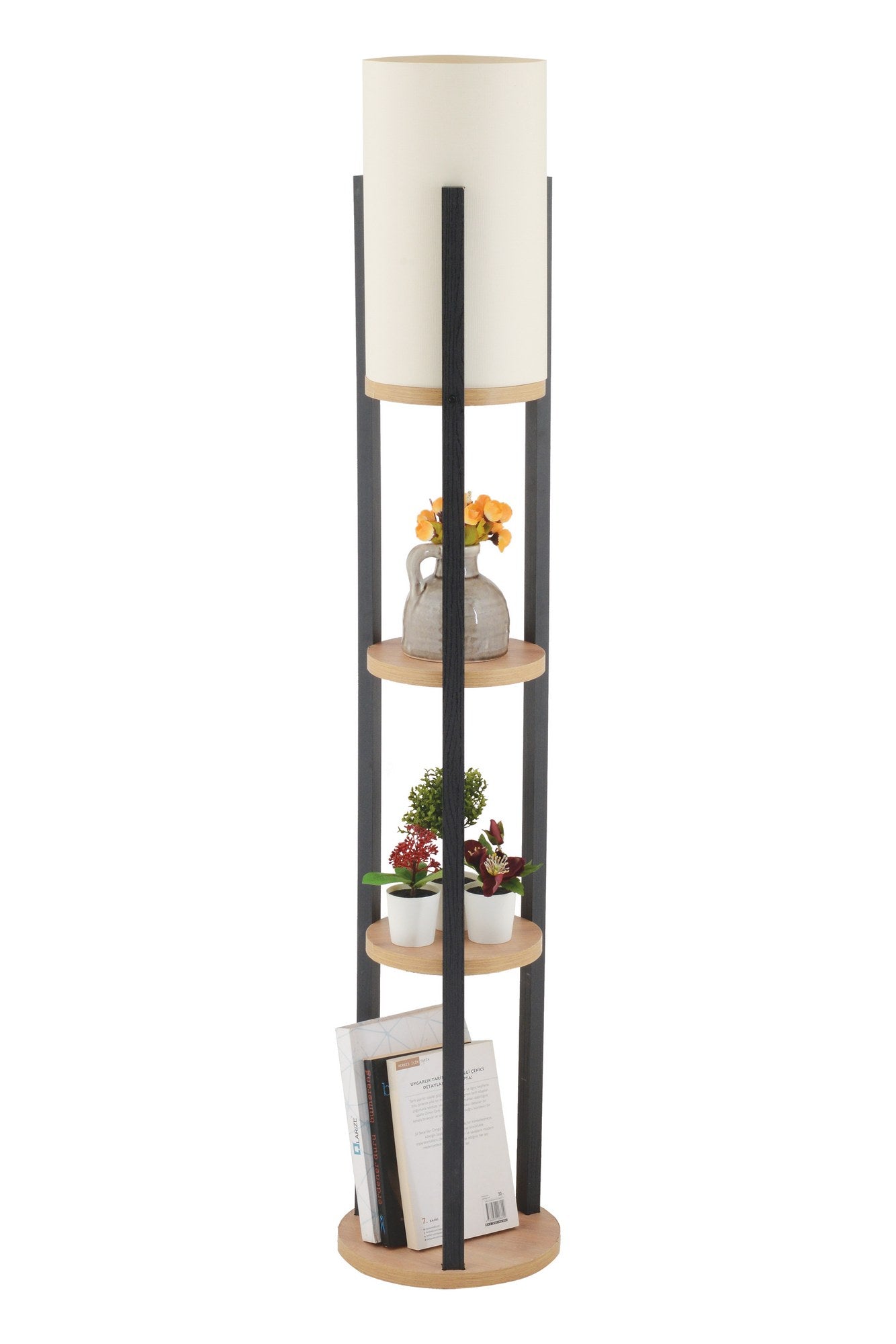 Circle Nora - SRC in Natürlich Schwarz präsentiert im Onlineshop von KAQTU Design AG. Stehleuchte ist von Opviq