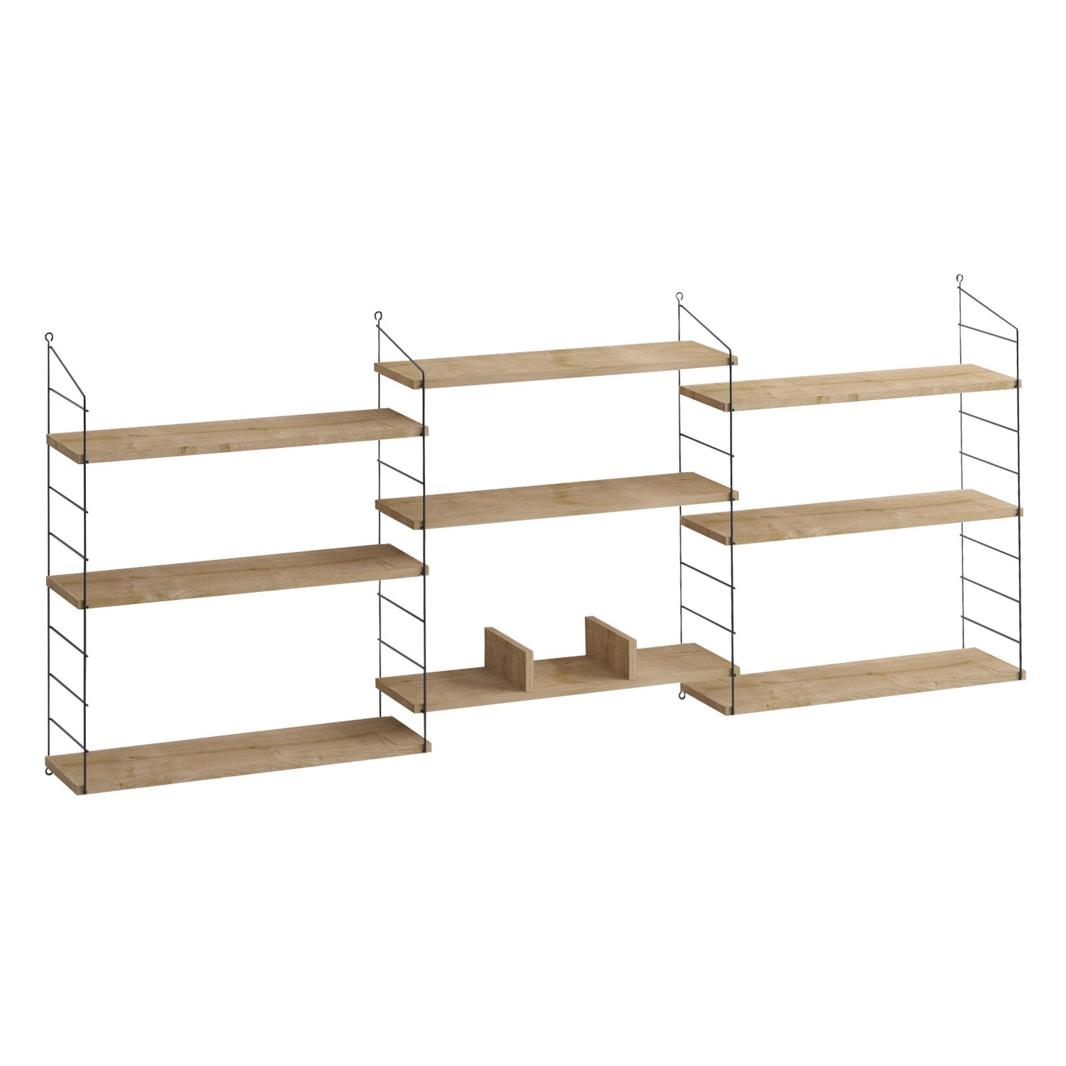 Laba in Eiche präsentiert im Onlineshop von KAQTU Design AG. Bücherregal ist von Hanah Home