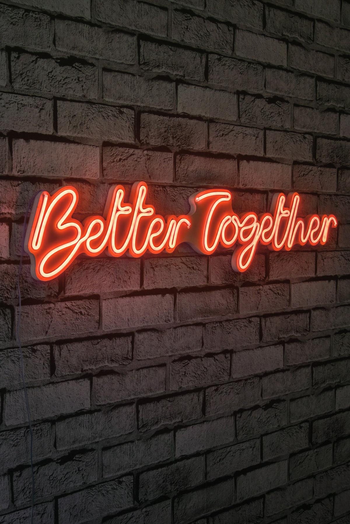 Better Together Wandleuchte - Rot in Rot präsentiert im Onlineshop von KAQTU Design AG. Wandleuchte ist von Wallity
