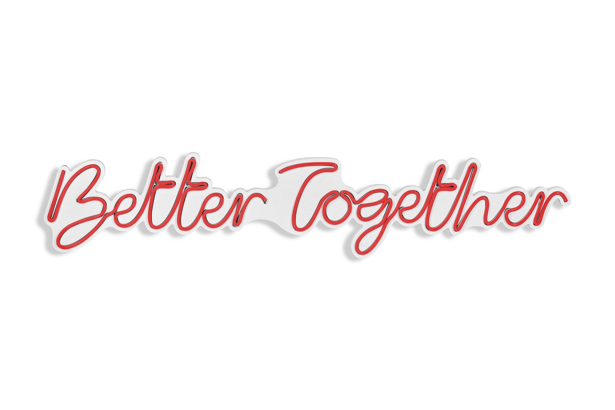 Better Together - Red in Rot präsentiert im Onlineshop von KAQTU Design AG. Wandleuchte ist von Wallity