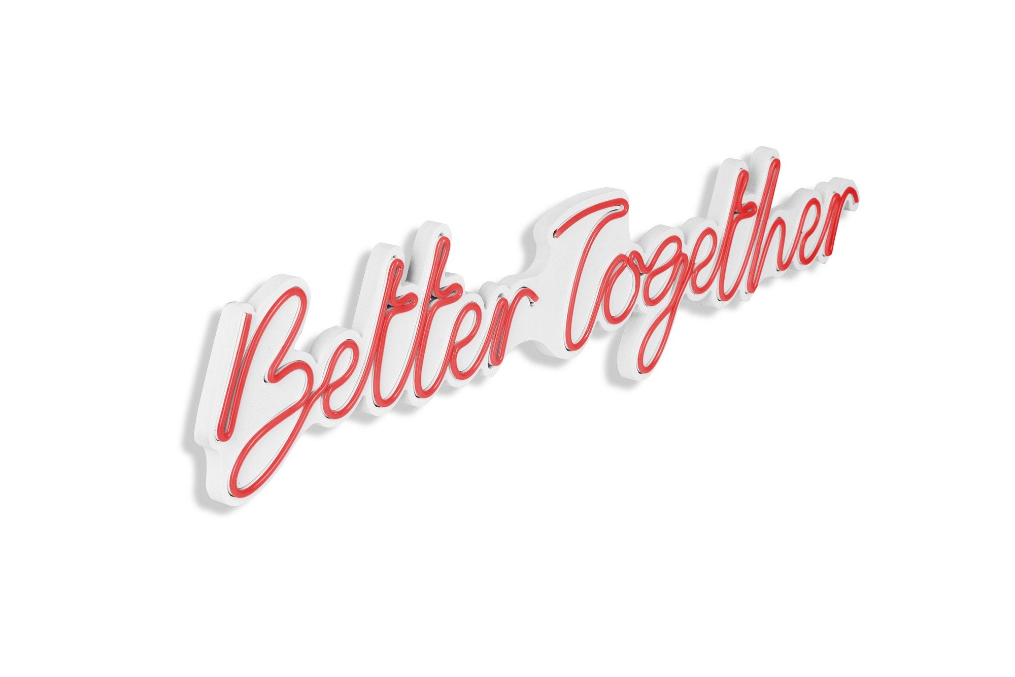 Better Together - Red in Rot präsentiert im Onlineshop von KAQTU Design AG. Wandleuchte ist von Wallity