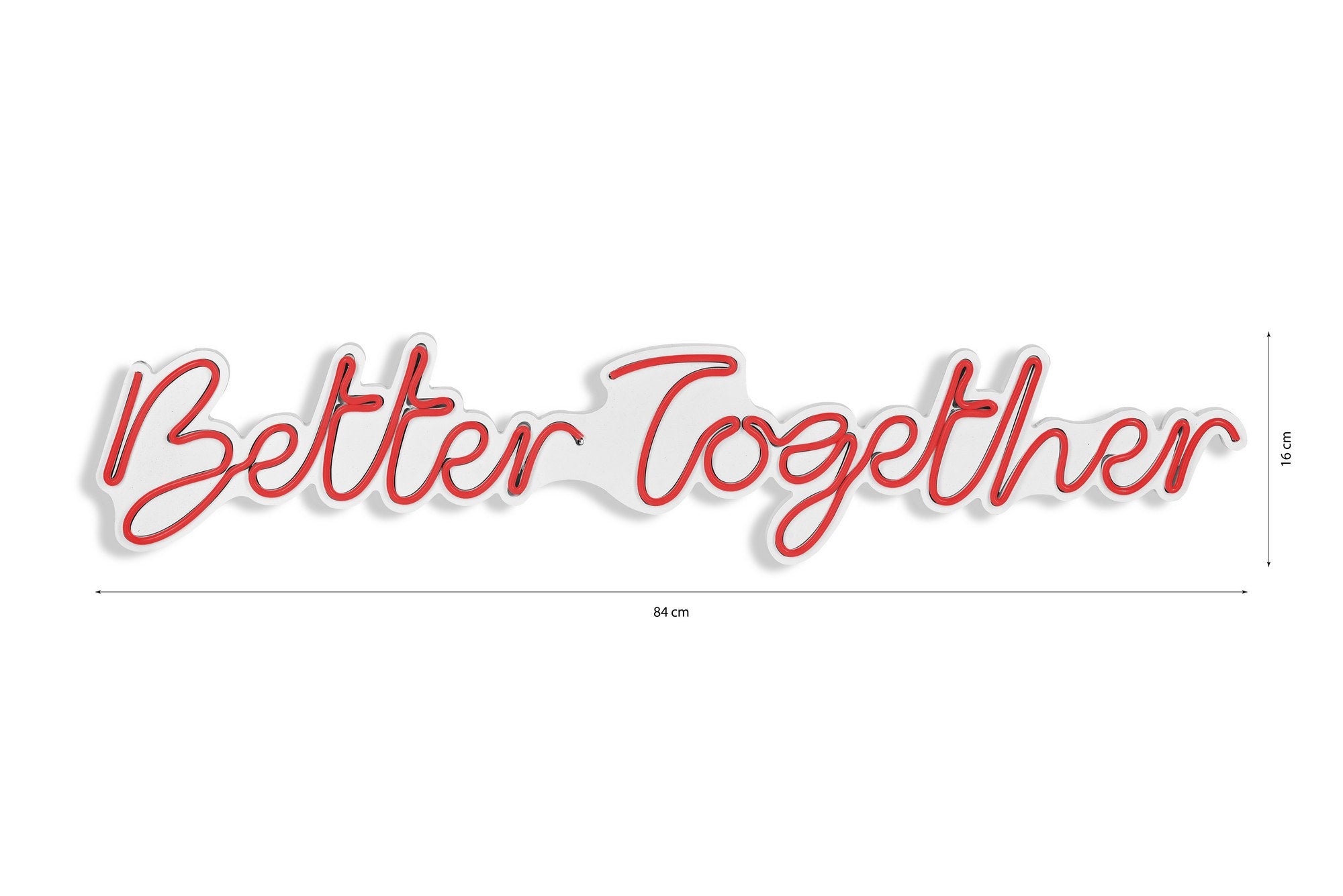 Better Together - Red in Rot präsentiert im Onlineshop von KAQTU Design AG. Wandleuchte ist von Wallity