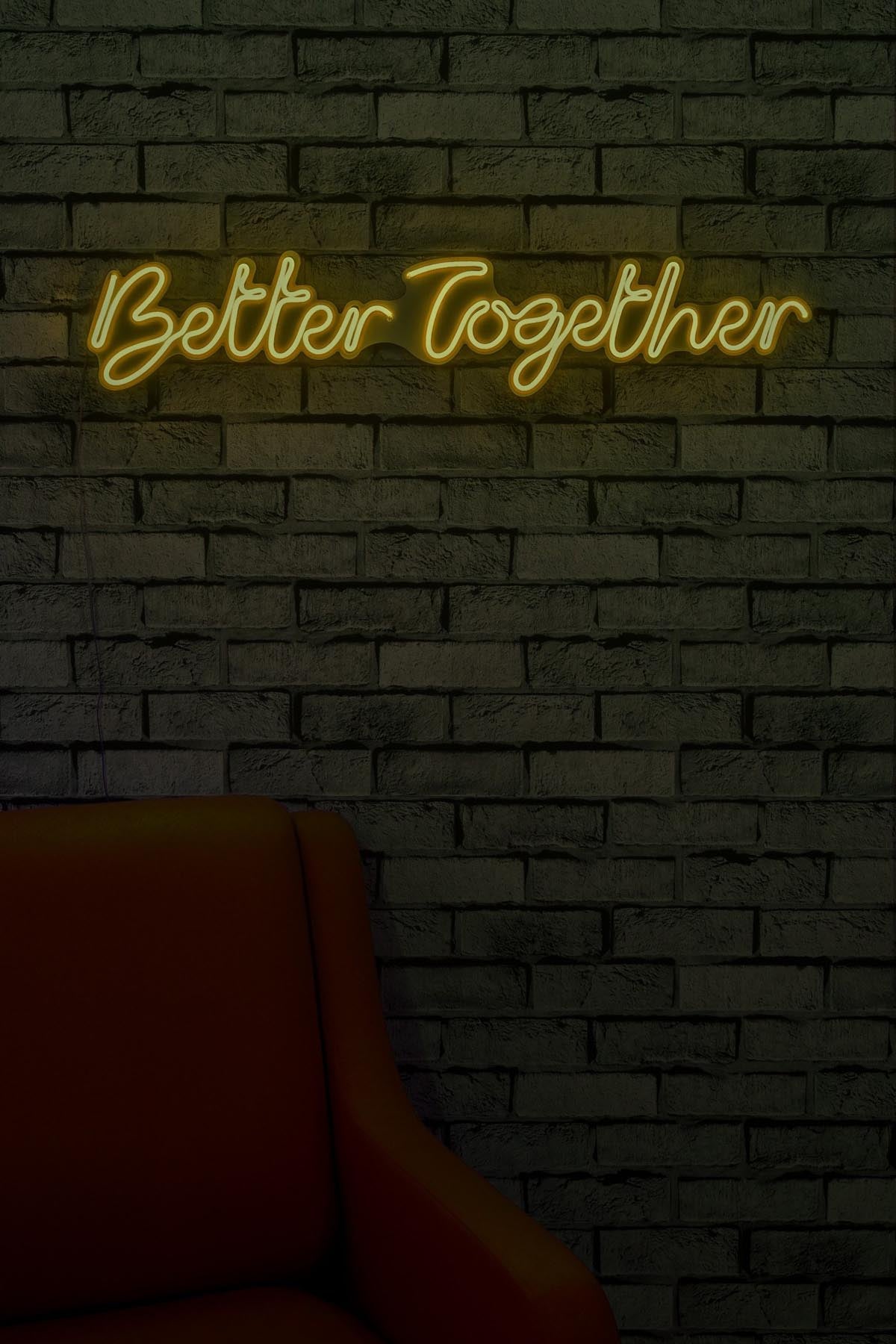 Better Together - Yellow in Gelb präsentiert im Onlineshop von KAQTU Design AG. Wandleuchte ist von Wallity