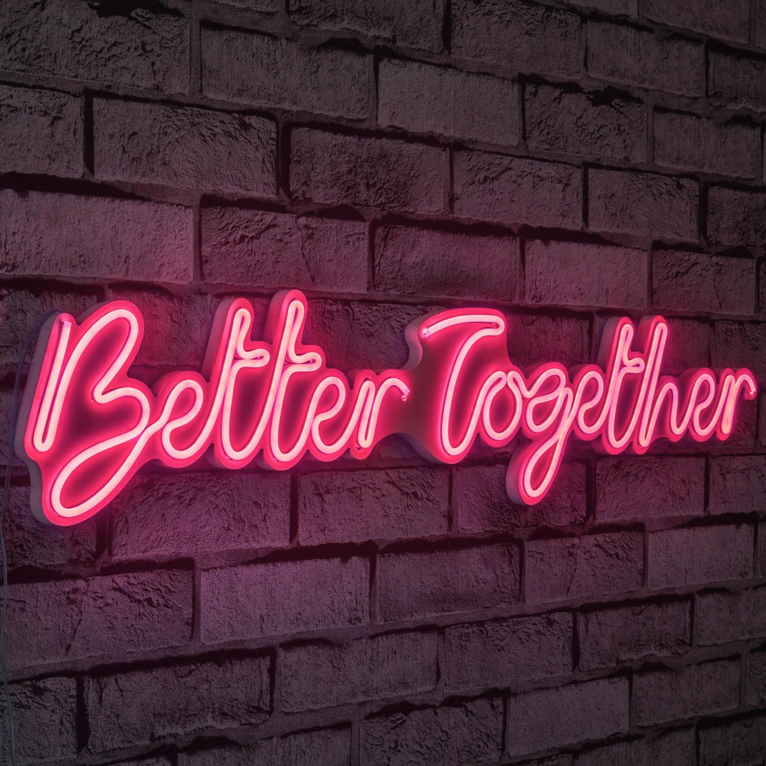 Better Together - Pink in Rosa präsentiert im Onlineshop von KAQTU Design AG. Wandleuchte ist von Wallity