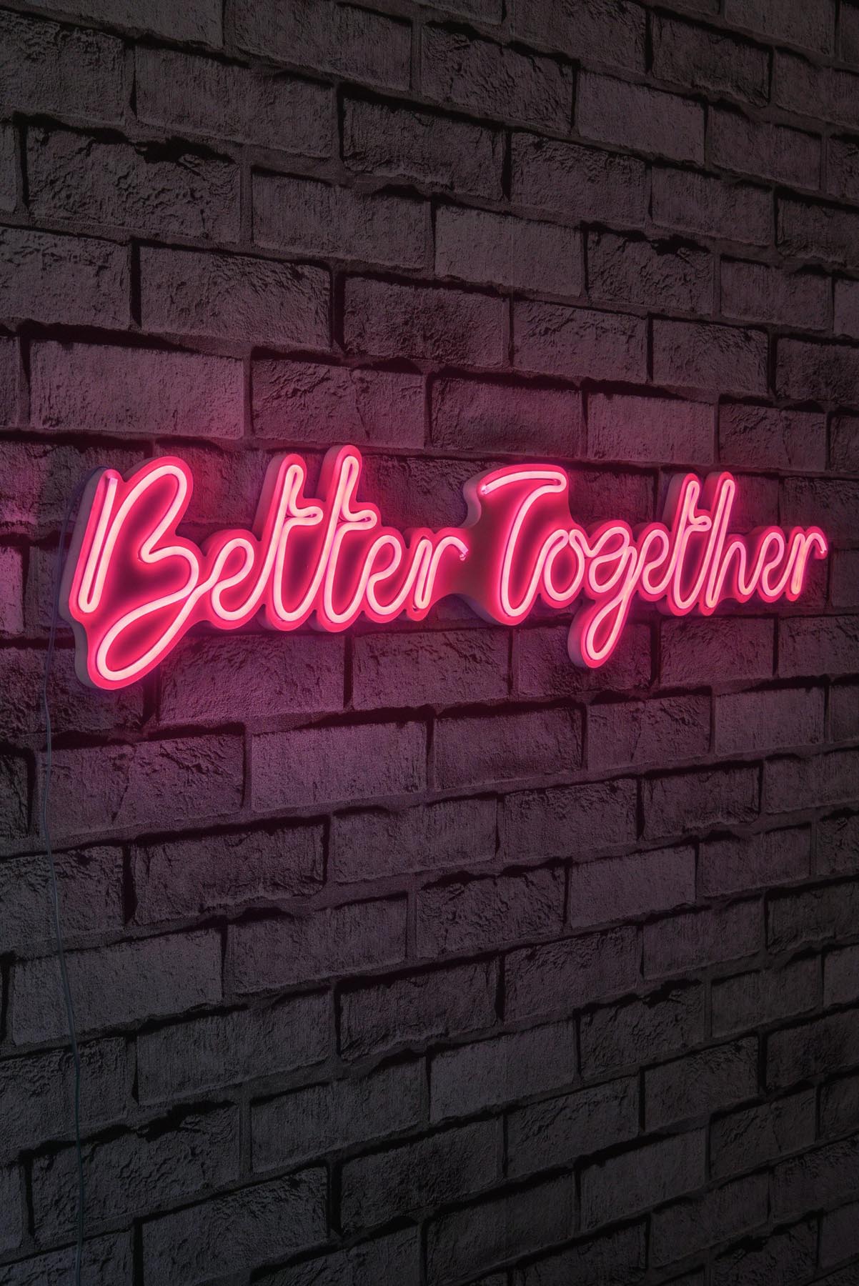 Better Together - Pink in Rosa präsentiert im Onlineshop von KAQTU Design AG. Wandleuchte ist von Wallity