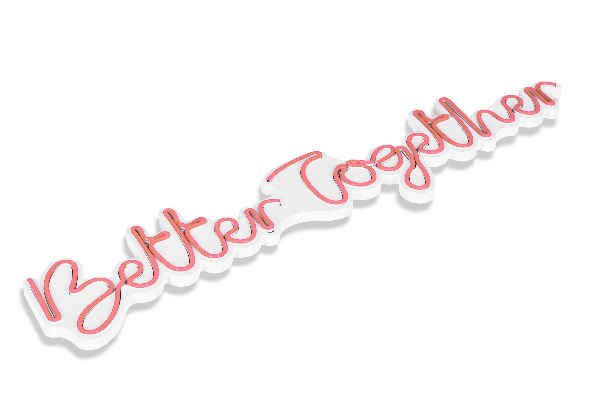 Better Together - Pink in Rosa präsentiert im Onlineshop von KAQTU Design AG. Wandleuchte ist von Wallity