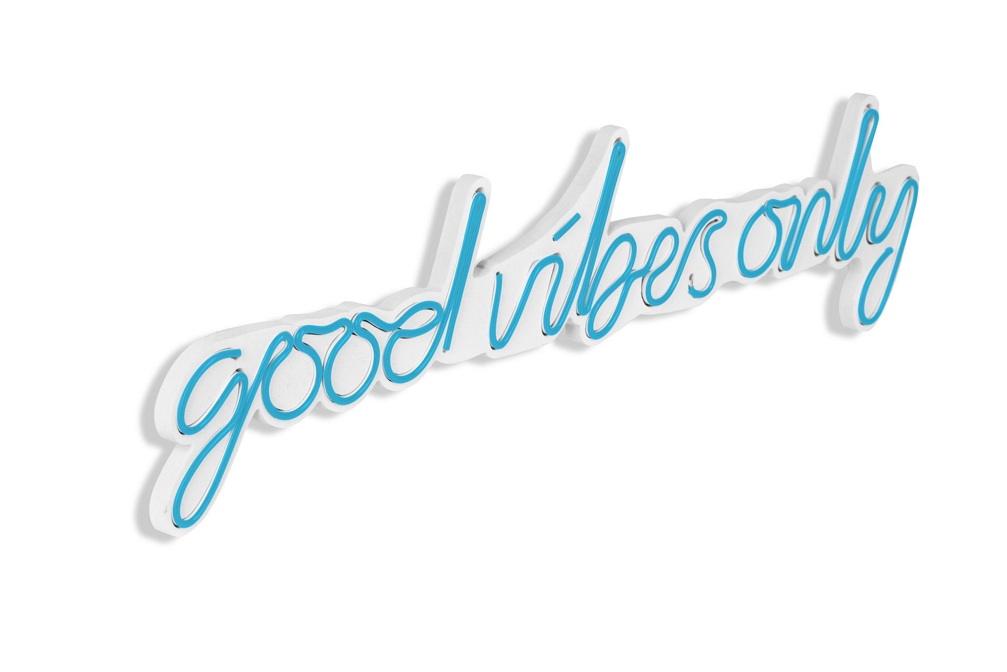 Good Vibes Only - Blue in Blau präsentiert im Onlineshop von KAQTU Design AG. Wandleuchte ist von Wallity