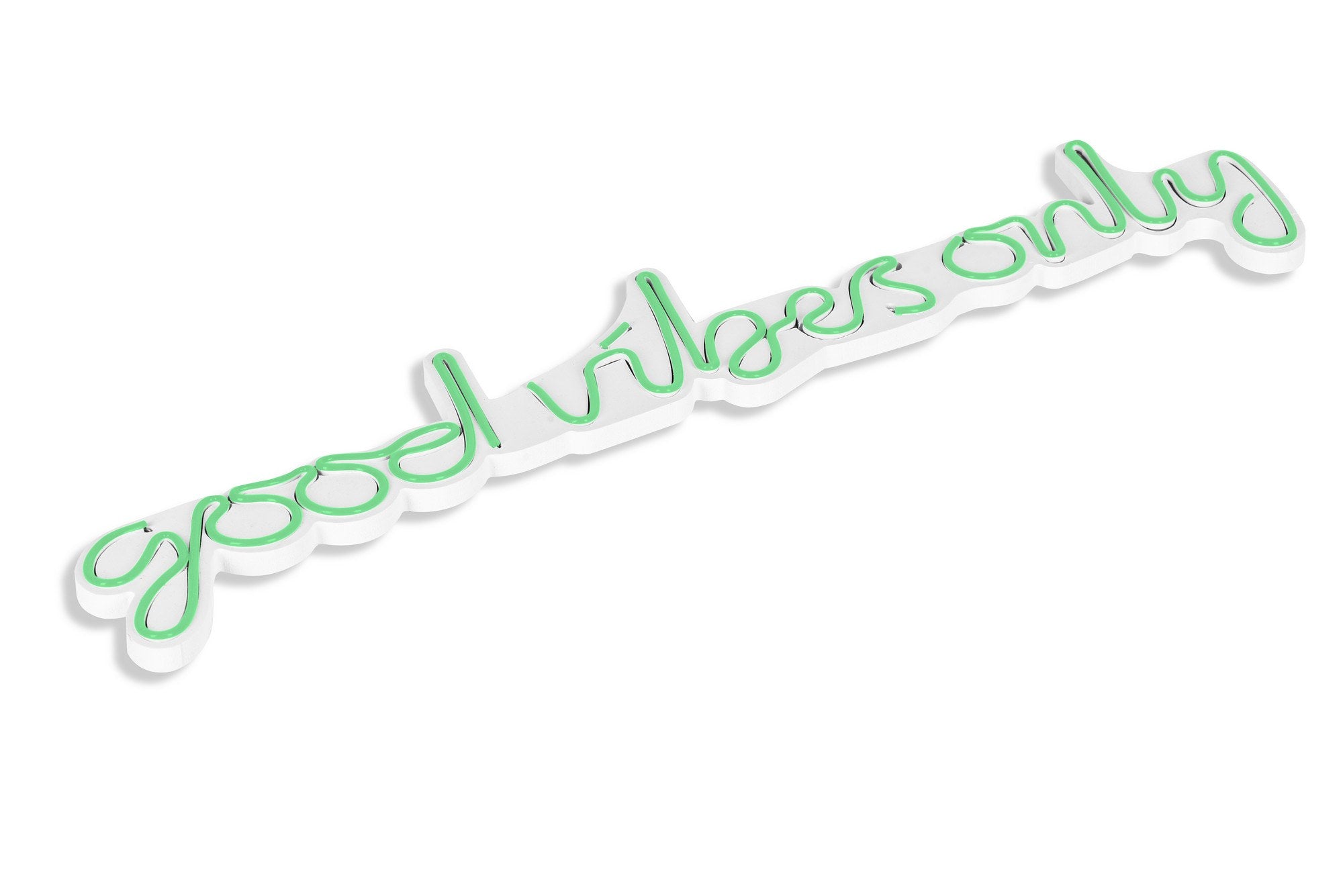 Good Vibes Only - Green in Grün präsentiert im Onlineshop von KAQTU Design AG. Wandleuchte ist von Wallity