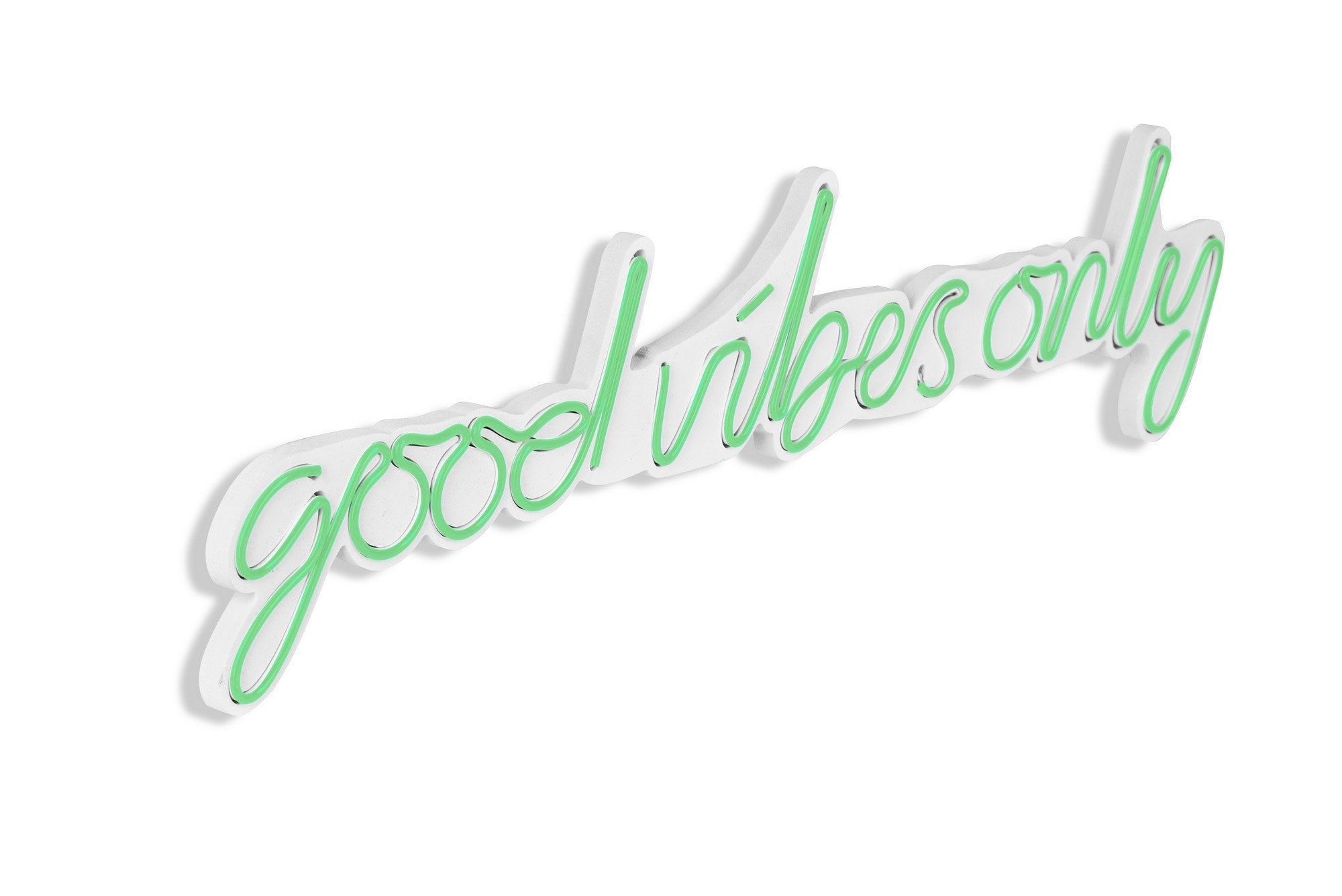 Good Vibes Only - Green in Grün präsentiert im Onlineshop von KAQTU Design AG. Wandleuchte ist von Wallity