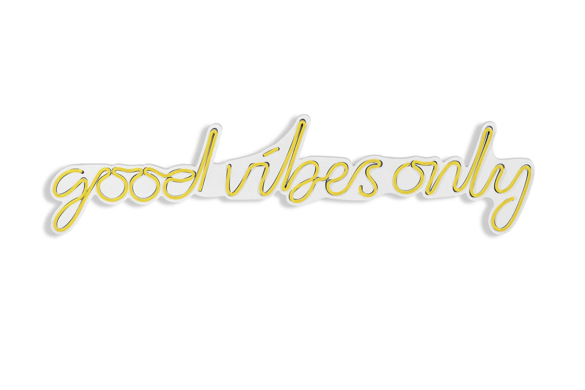 Good Vibes Only Wandleuchte - Gelb in Gelb präsentiert im Onlineshop von KAQTU Design AG. Wandleuchte ist von Wallity
