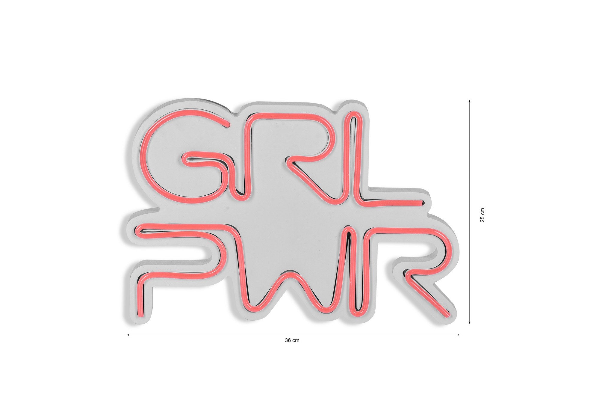 Girl Power - Pink in Rosa präsentiert im Onlineshop von KAQTU Design AG. Wandleuchte ist von Wallity