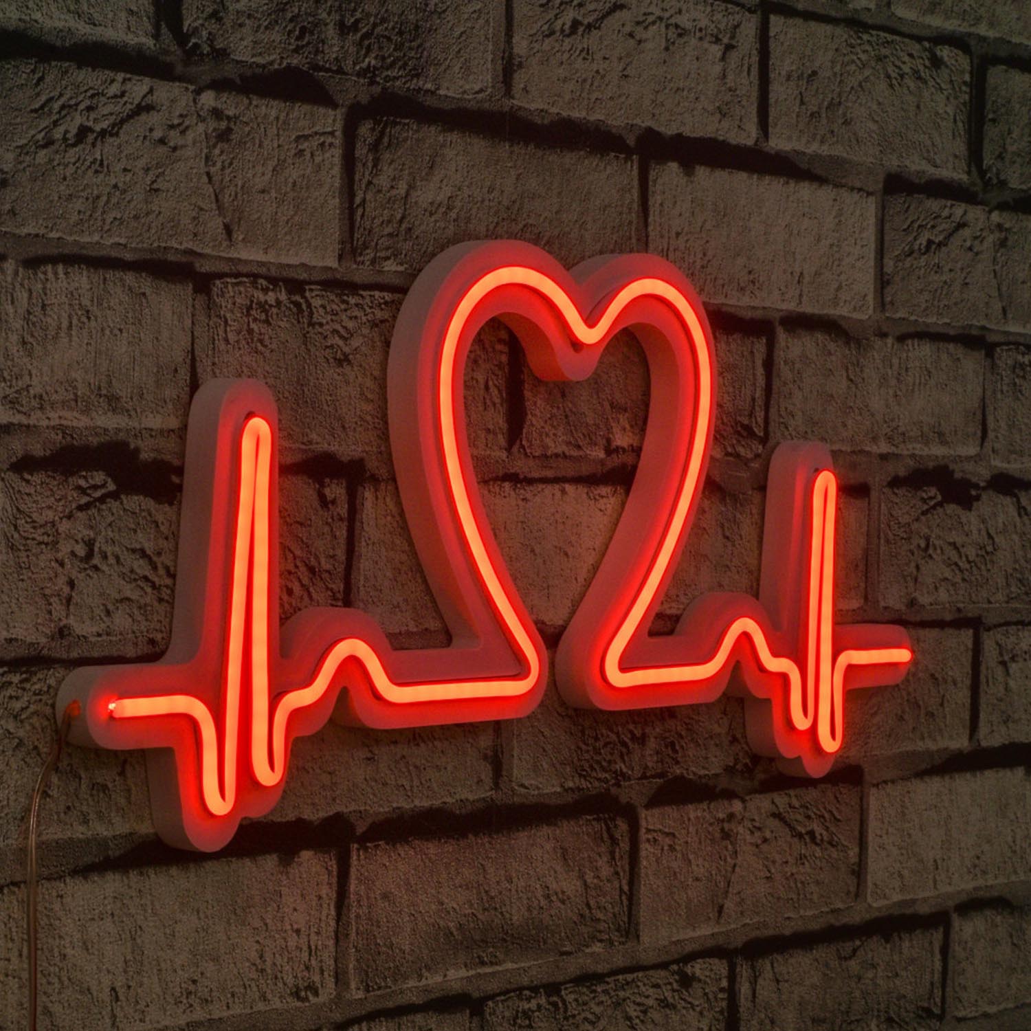 Love Rhythm - Red in Rot präsentiert im Onlineshop von KAQTU Design AG. Wandleuchte ist von Wallity