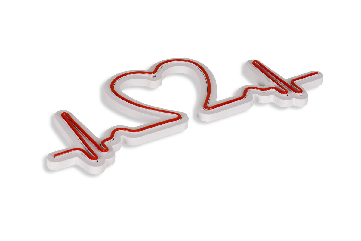 Love Rhythm Wandleuchte - Rot in Rot präsentiert im Onlineshop von KAQTU Design AG. Wandleuchte ist von Wallity