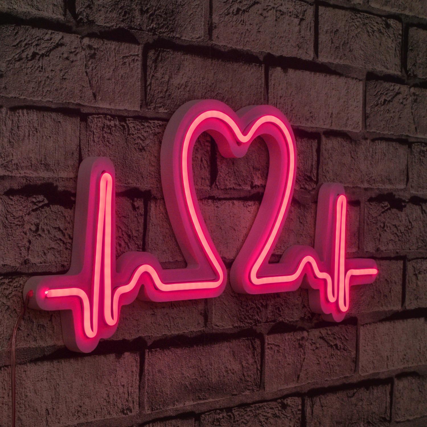 Love Rhythm - Pink in Rosa präsentiert im Onlineshop von KAQTU Design AG. Wandleuchte ist von Wallity