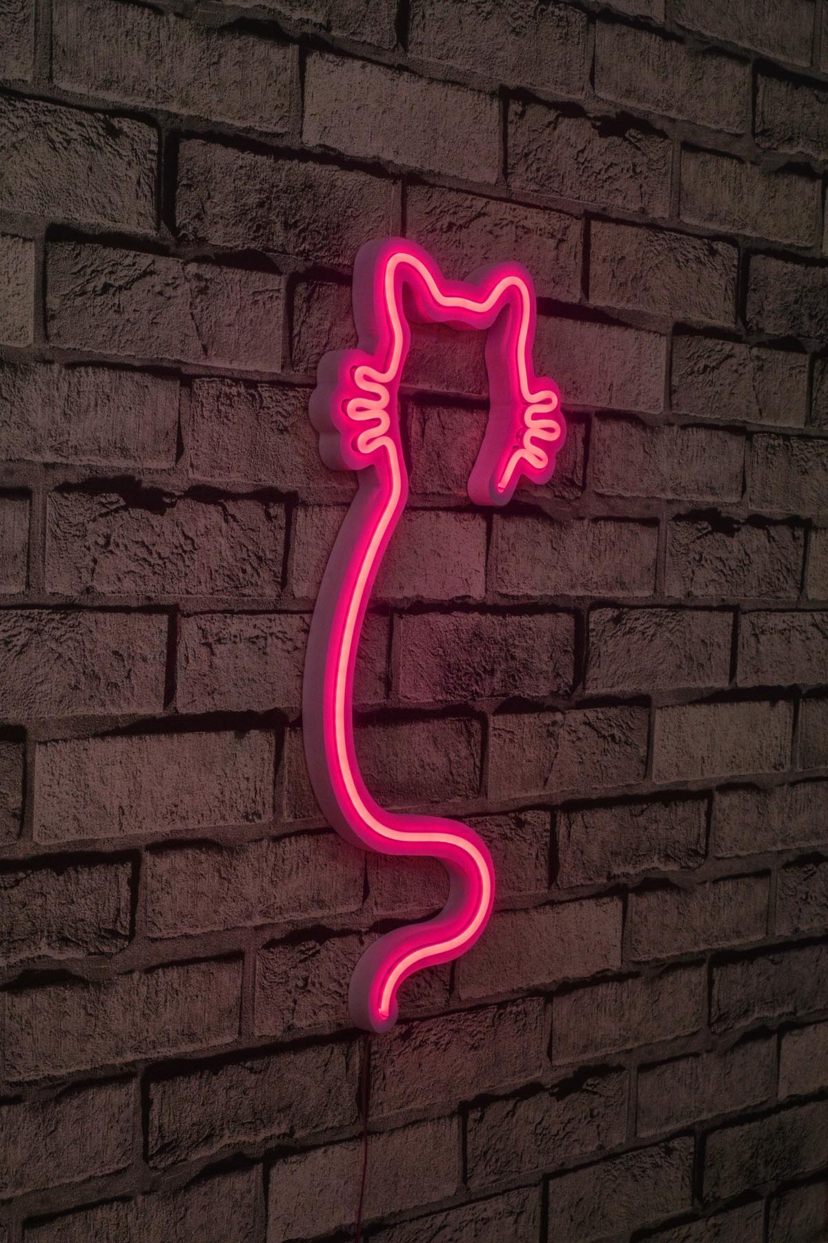 Cat - Pink in Rosa präsentiert im Onlineshop von KAQTU Design AG. Wandleuchte ist von Wallity