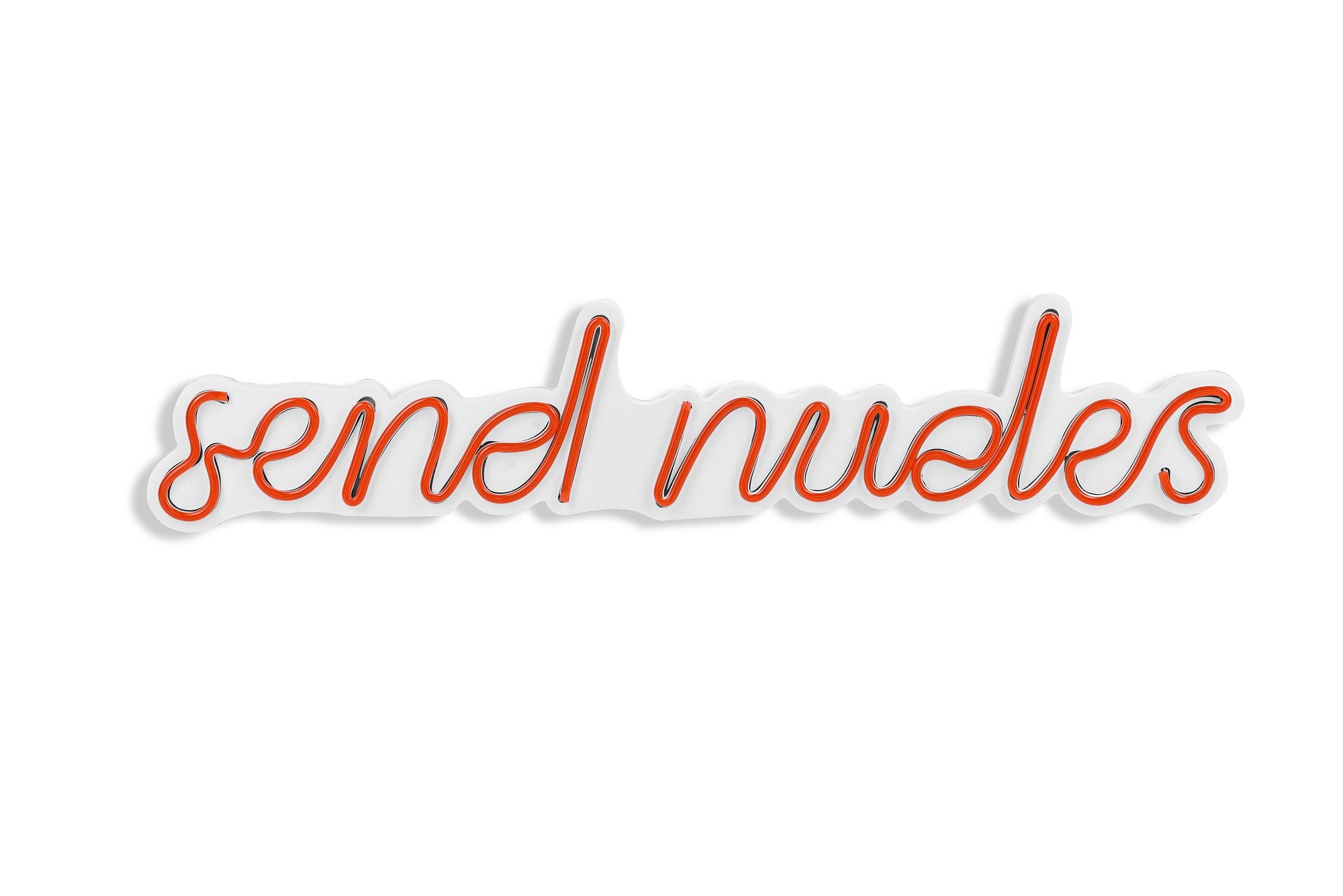 Send Nudes - Red in Rot präsentiert im Onlineshop von KAQTU Design AG. Wandleuchte ist von Wallity