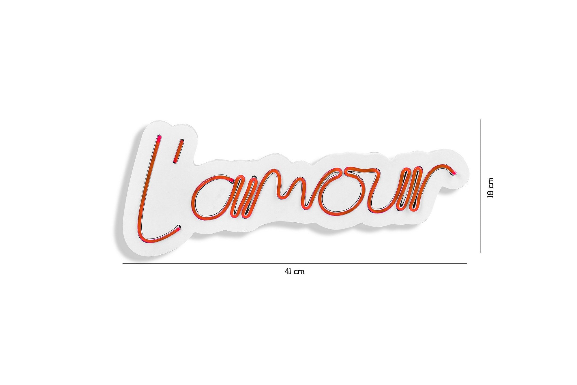 L'amour - Red in Rot präsentiert im Onlineshop von KAQTU Design AG. Wandleuchte ist von Wallity