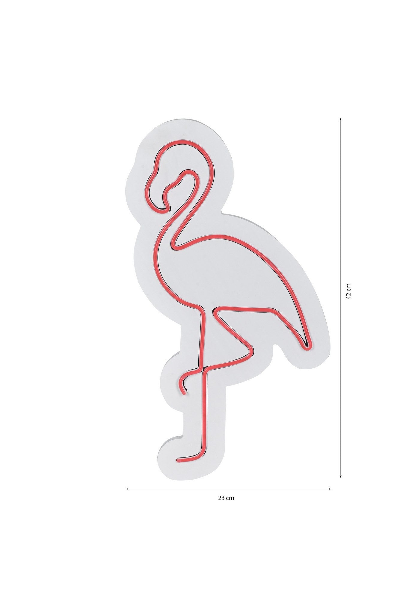 Flamingo - Pink in Rosa präsentiert im Onlineshop von KAQTU Design AG. Wandleuchte ist von Wallity