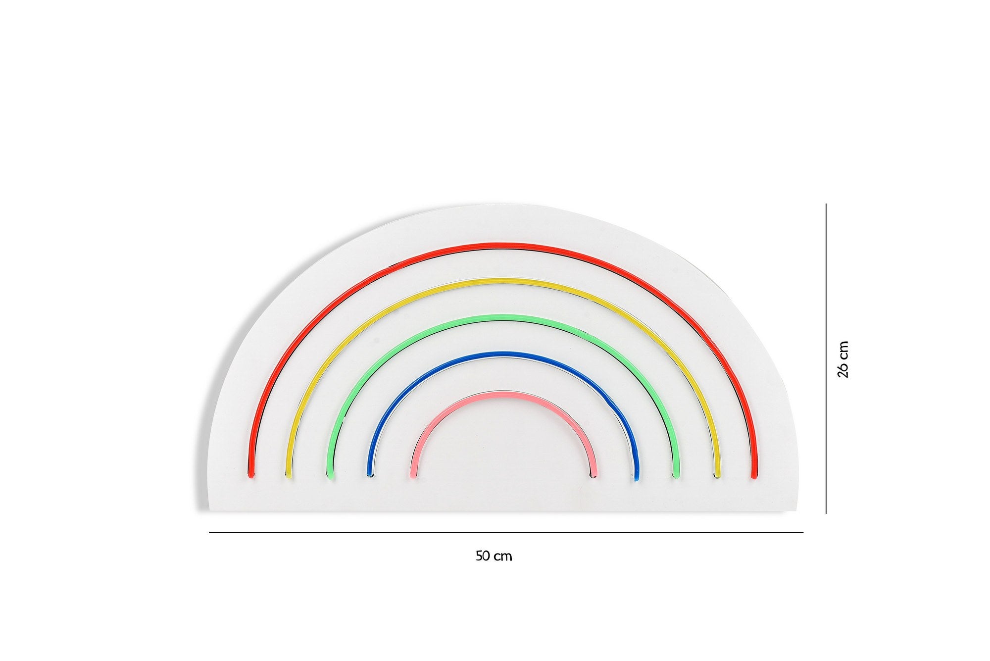 Rainbow - Multicolor in Mehrfarbig präsentiert im Onlineshop von KAQTU Design AG. Wandleuchte ist von Wallity