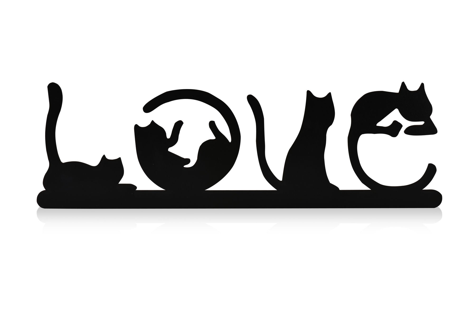 Cat Love - Green in Grün präsentiert im Onlineshop von KAQTU Design AG. Wandleuchte ist von Wallity