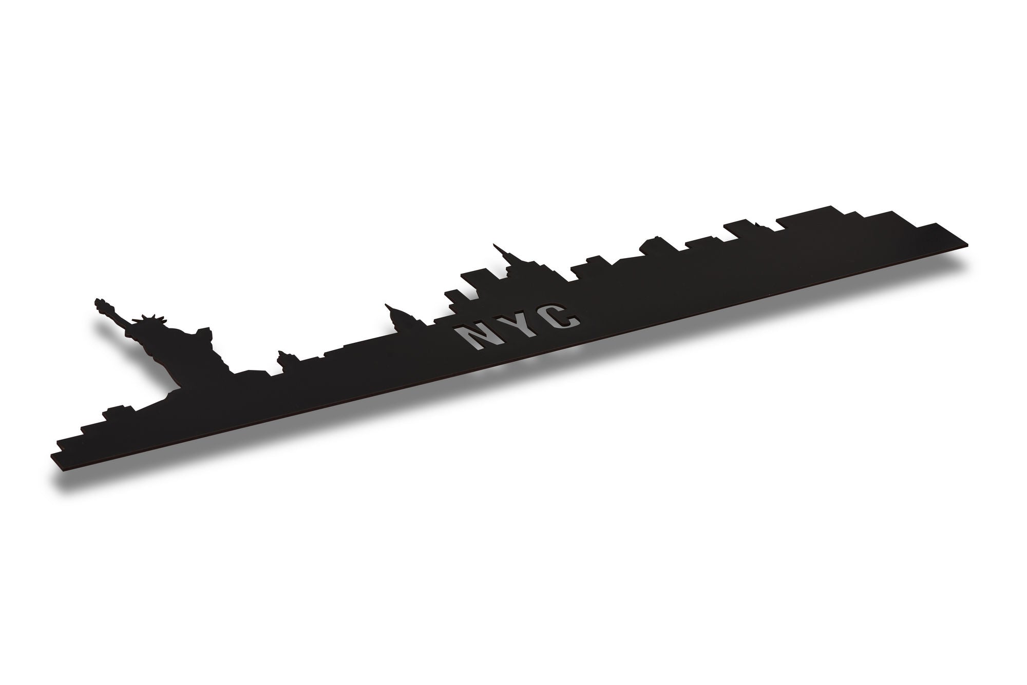 NYC Skyline - Blue in Blau präsentiert im Onlineshop von KAQTU Design AG. Wandleuchte ist von Wallity