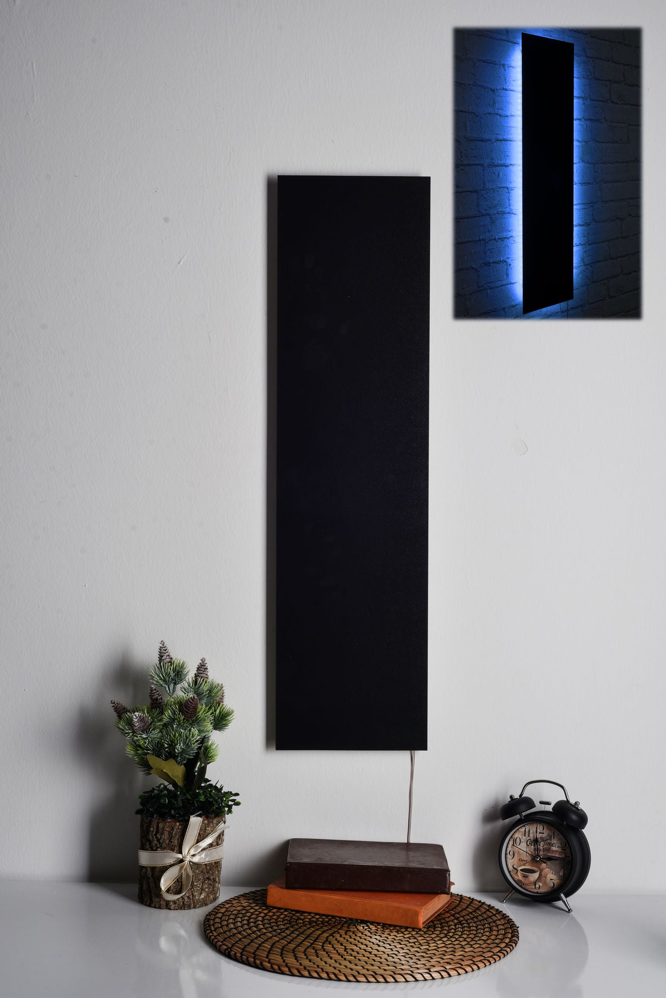 Rectangle - Blue in Blau präsentiert im Onlineshop von KAQTU Design AG. Wandleuchte ist von Wallity