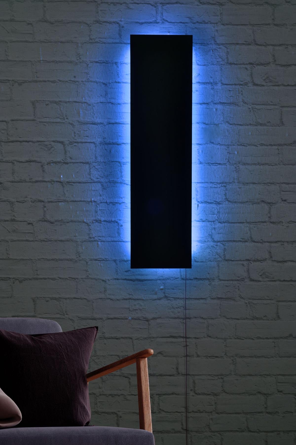 Rectangle - Blue in Blau präsentiert im Onlineshop von KAQTU Design AG. Wandleuchte ist von Wallity