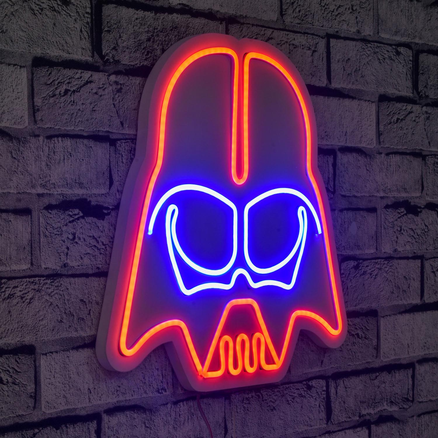 Darth Vader - Red Blue in Rot
 Blau präsentiert im Onlineshop von KAQTU Design AG. Wandleuchte ist von Wallity