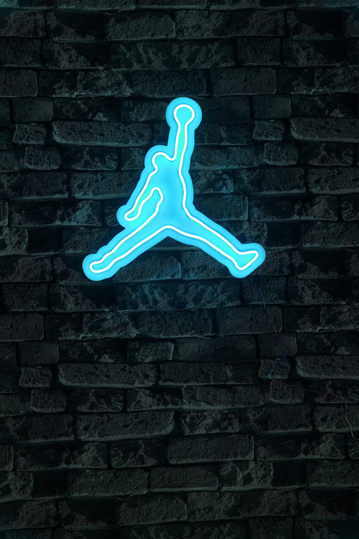 Basketball - Blue in Blau präsentiert im Onlineshop von KAQTU Design AG. Wandleuchte ist von Wallity