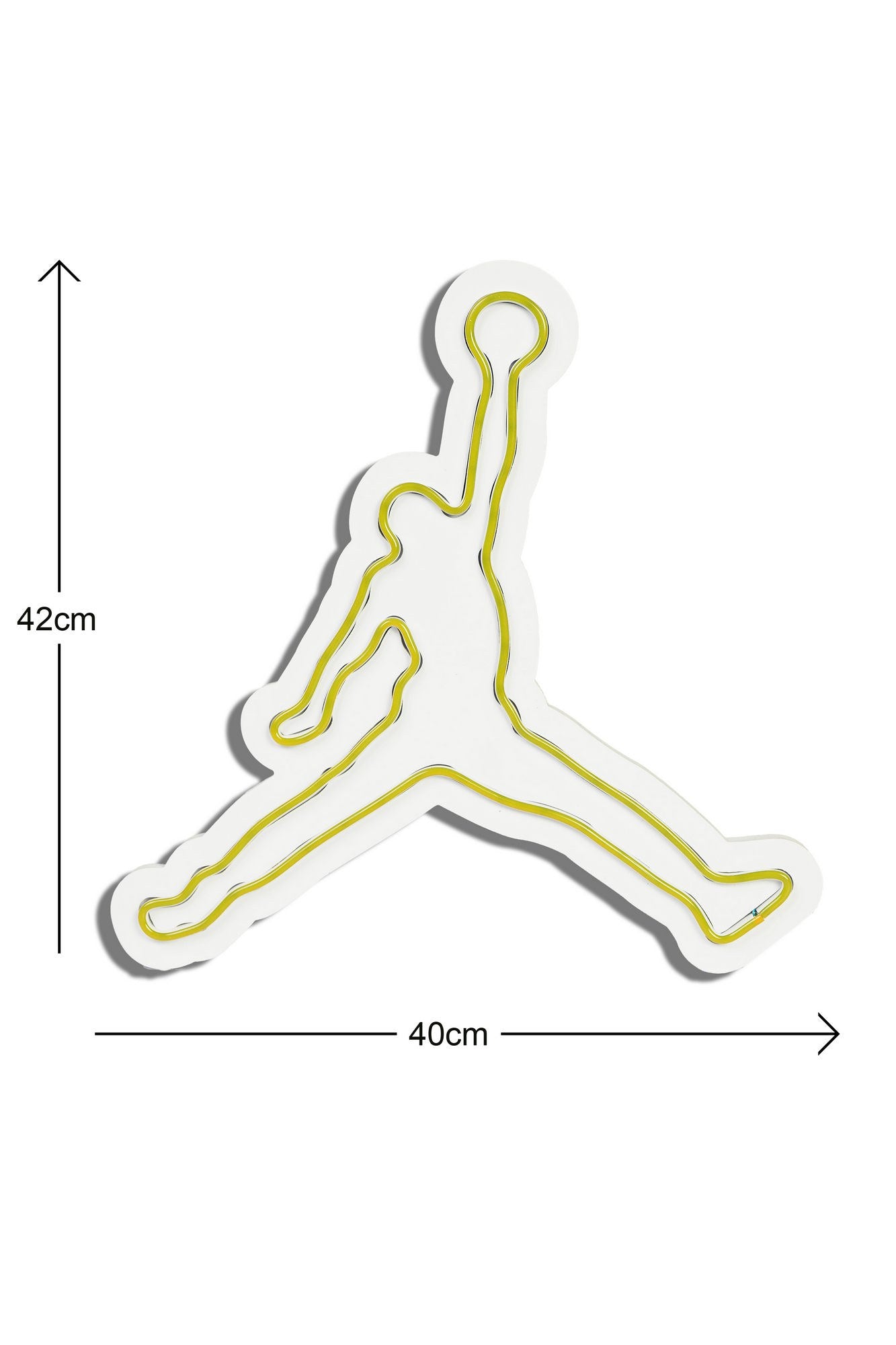 Basketball - Yellow in Gelb präsentiert im Onlineshop von KAQTU Design AG. Wandleuchte ist von Wallity