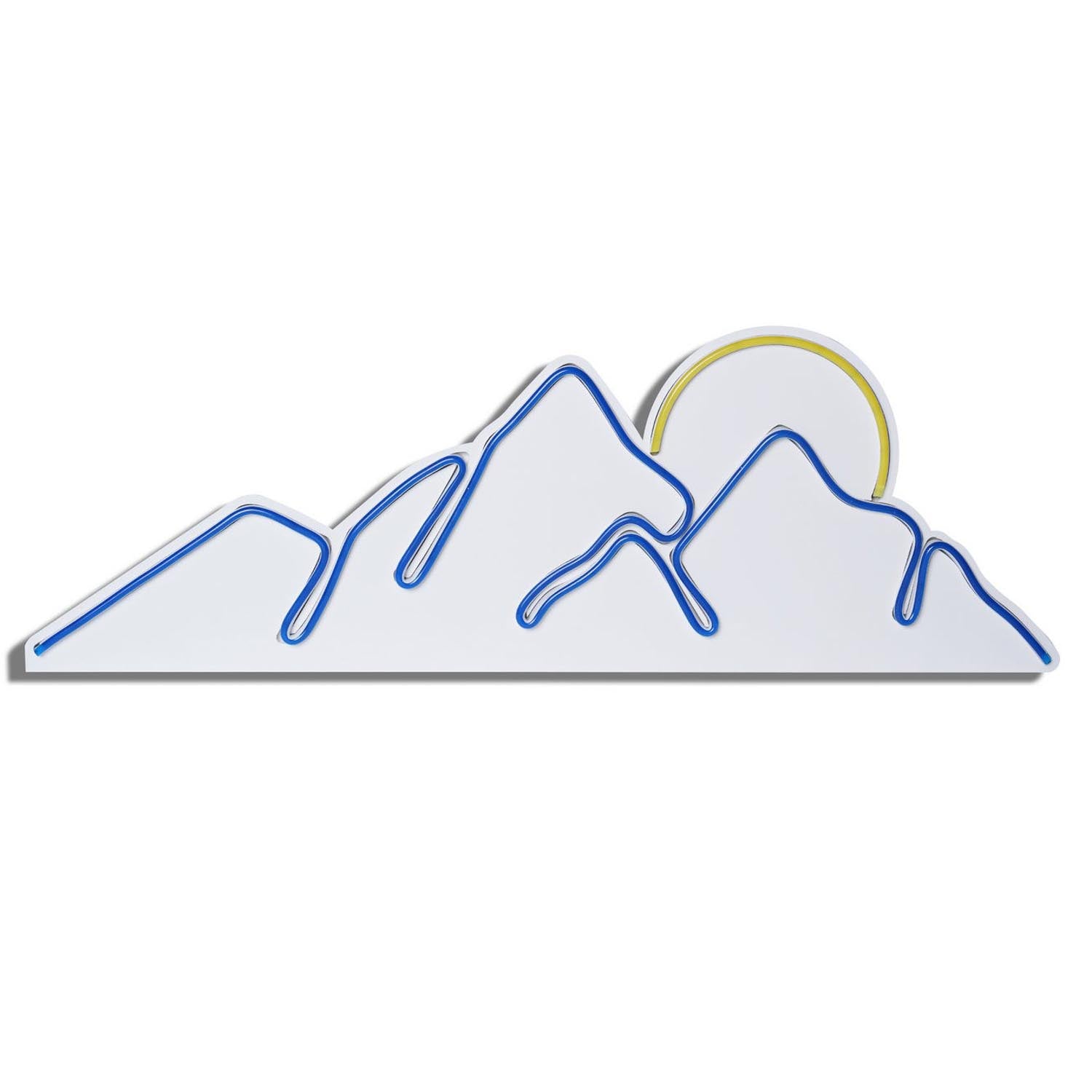 Mountain - Blue - Yellow in Blau
 Gelb präsentiert im Onlineshop von KAQTU Design AG. Wandleuchte ist von Wallity