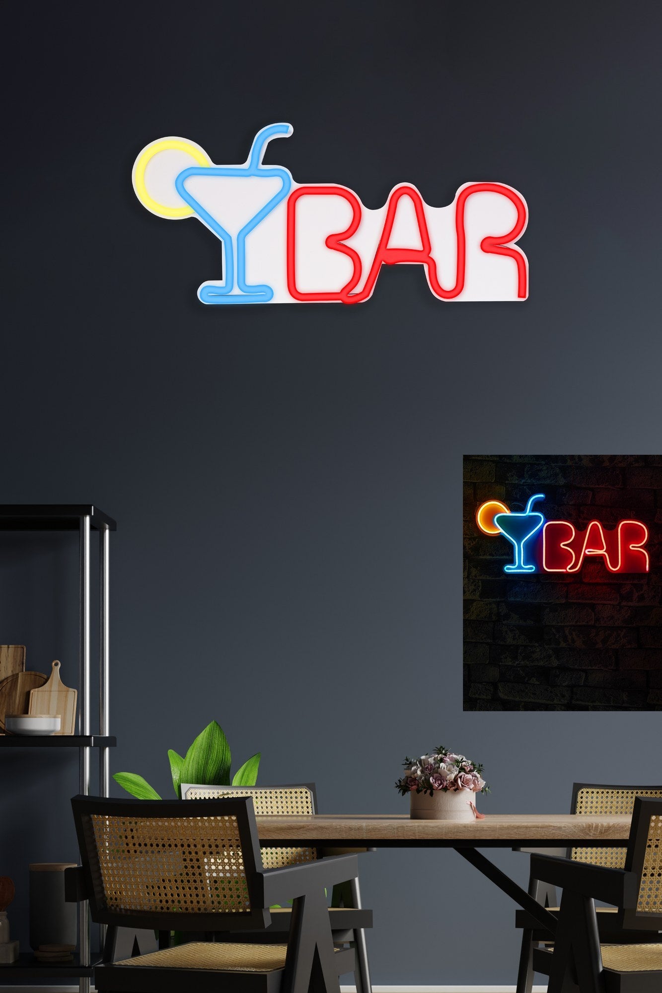 Bar - Multicolor in Mehrfarbig präsentiert im Onlineshop von KAQTU Design AG. Wandleuchte ist von Wallity