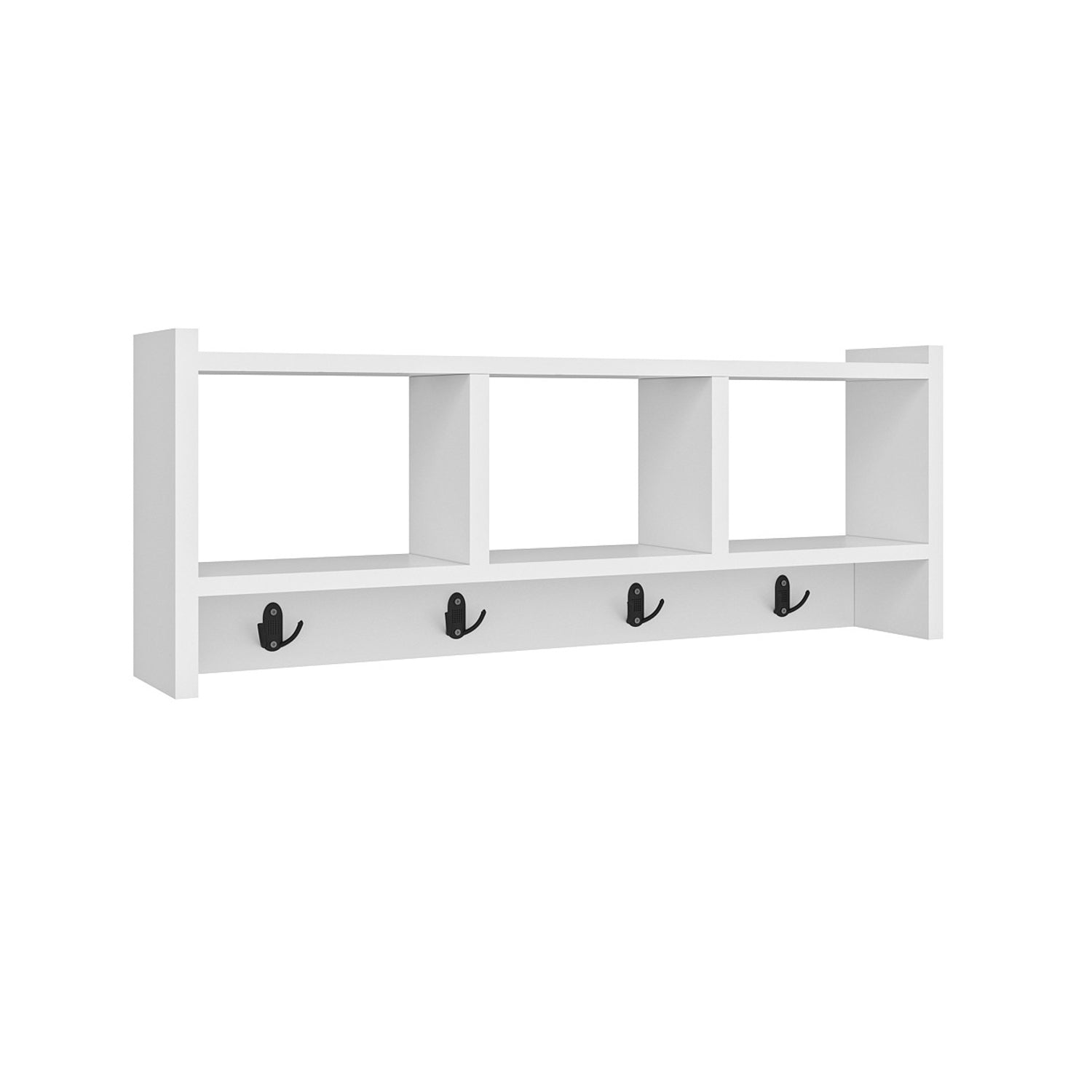 Star - White in Weiss präsentiert im Onlineshop von KAQTU Design AG. Kleiderhaken ist von Hanah Home