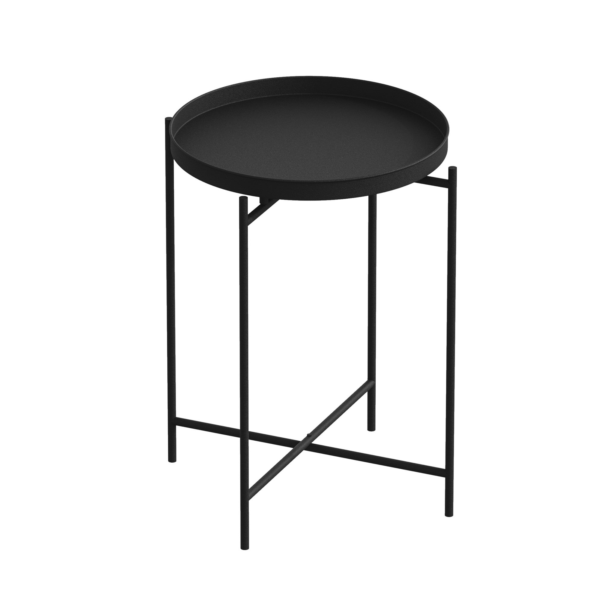 Shb-007 in Schwarz präsentiert im Onlineshop von KAQTU Design AG. Beistelltisch ist von Hanah Home