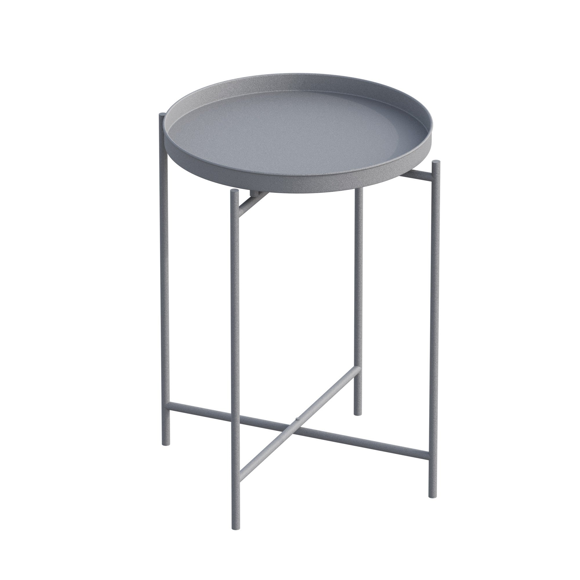 Shb-007-C in Grau präsentiert im Onlineshop von KAQTU Design AG. Beistelltisch ist von Hanah Home